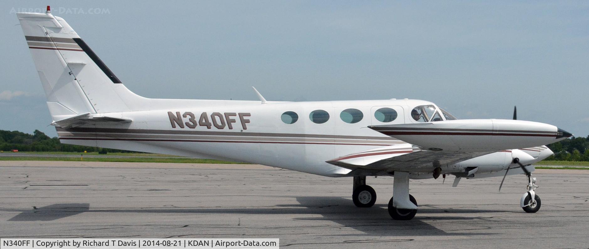N340FF, 1978 Cessna 340A C/N 340A0495, 1978 Cessna 34A in Danville Va.