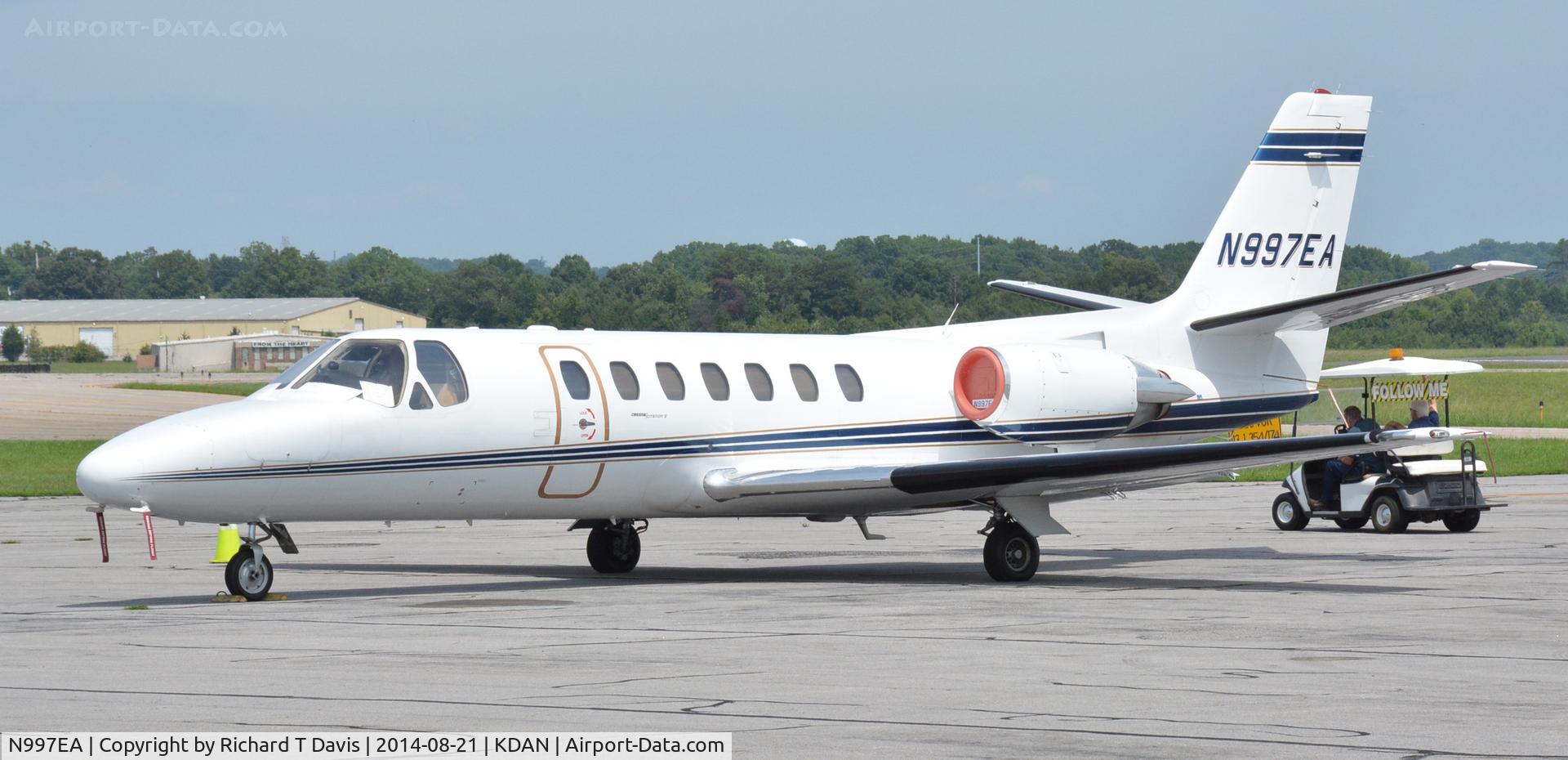 N997EA, 1992 Cessna 560 C/N 560-0178, 1992 Cessna 560 in Danville Va.