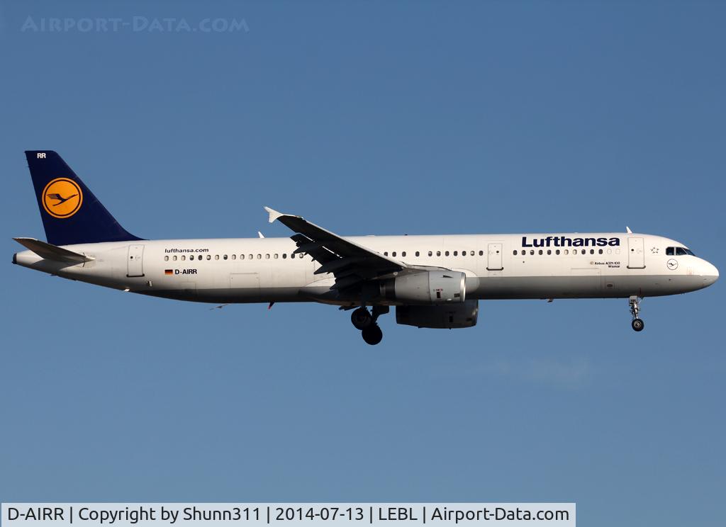 D-AIRR, 1995 Airbus A321-131 C/N 0567, Landing rwy 25R