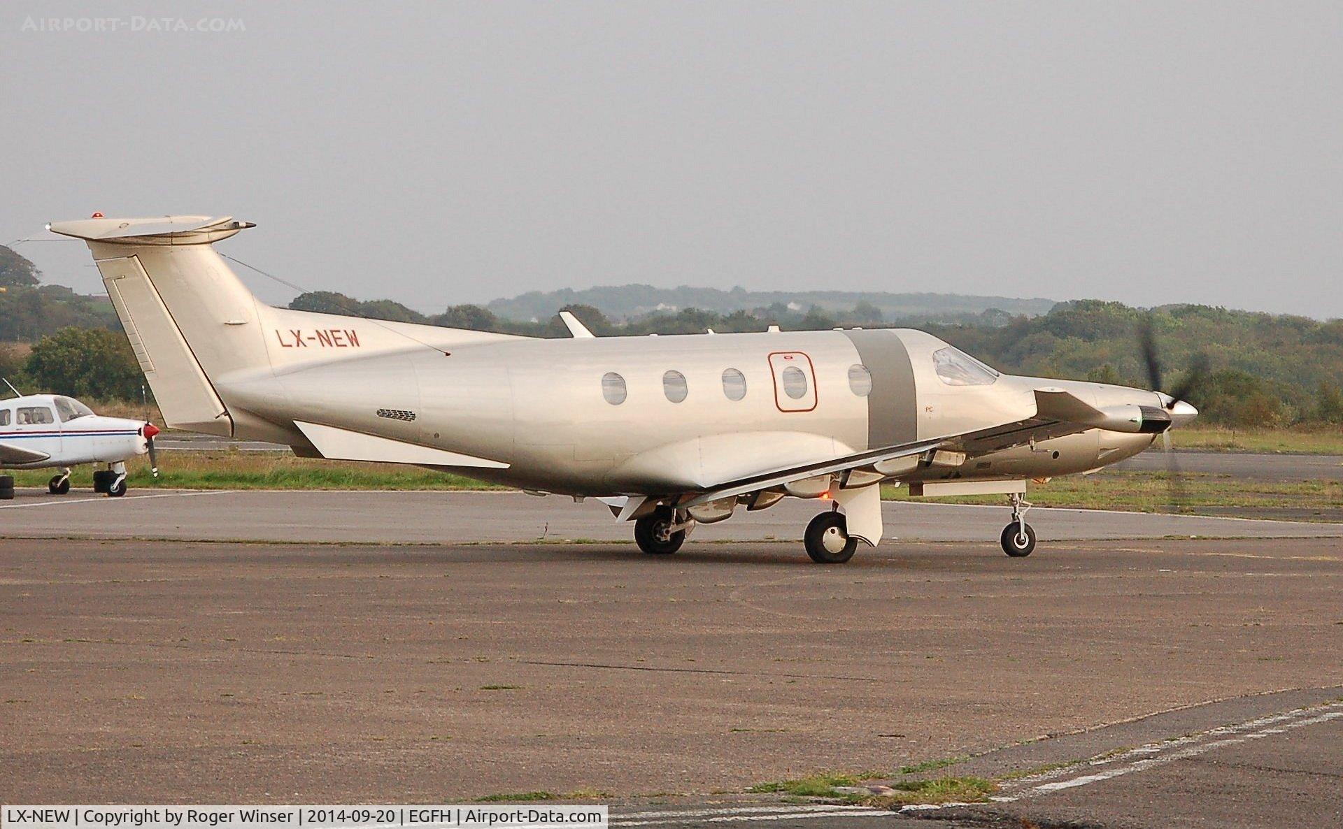 LX-NEW, 2009 Pilatus PC-12/47E C/N 1148, Visiting PC-12 operated by Jetfly Aviation.