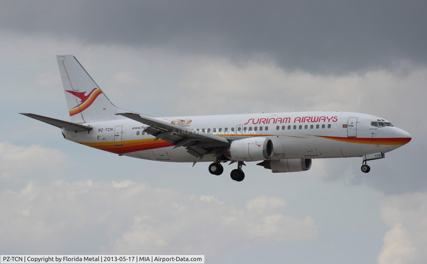 PZ-TCN, 1997 Boeing 737-36N C/N 28668, Surinam Airways 737-300