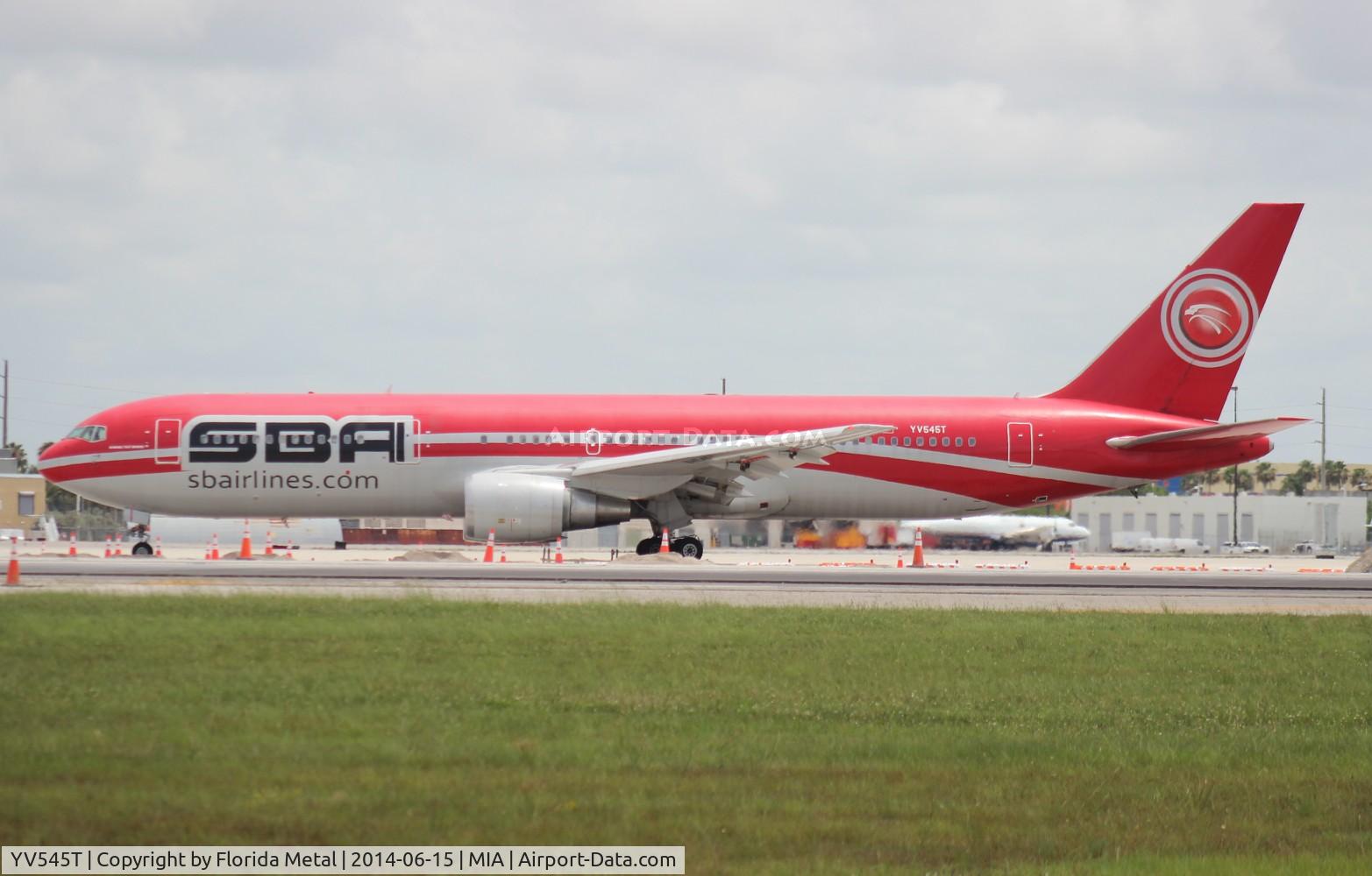 YV545T, 1988 Boeing 767-3P6/ER C/N 23764, Santa Barbara 767-300