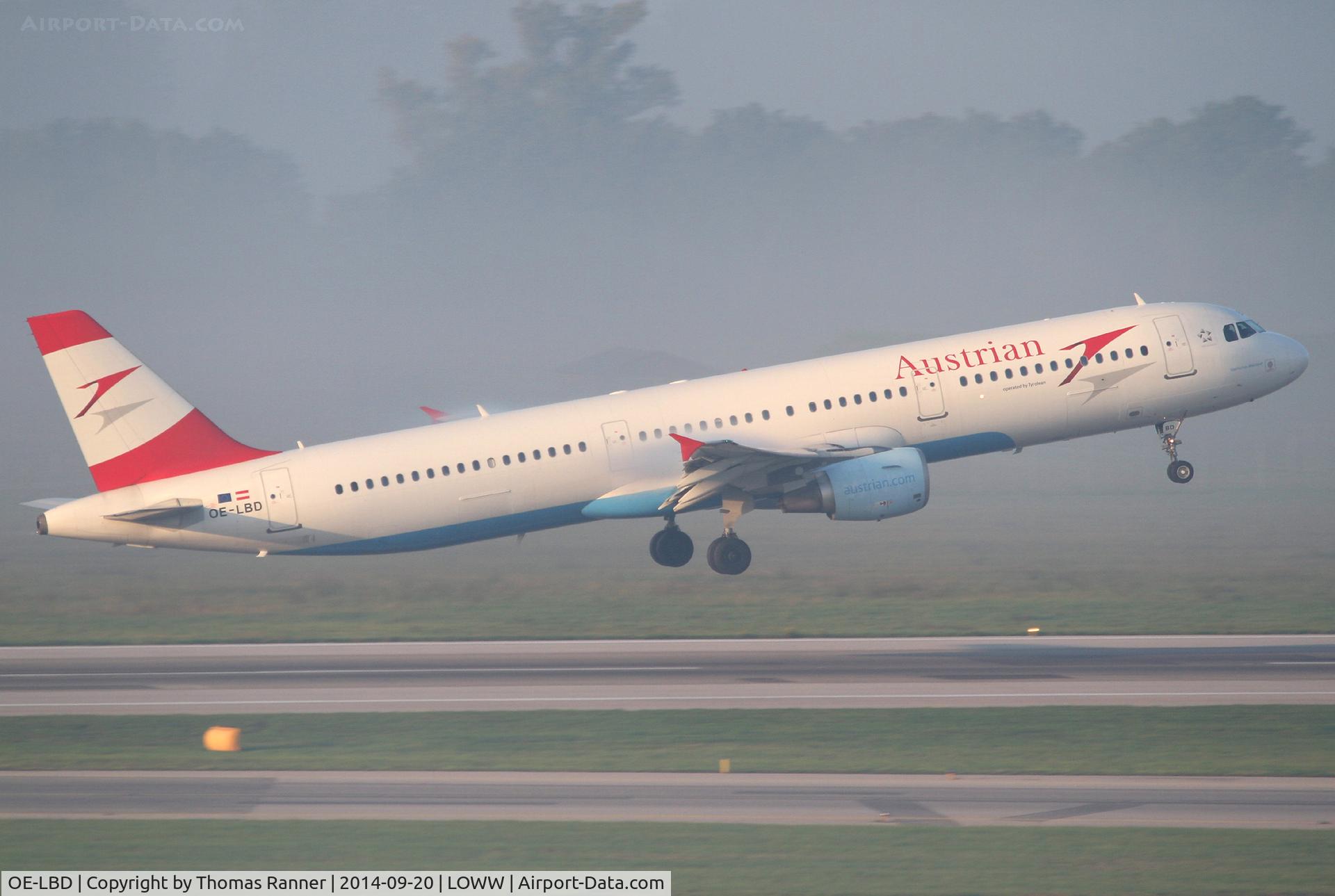 OE-LBD, 1998 Airbus A321-211 C/N 920, Austrian A321