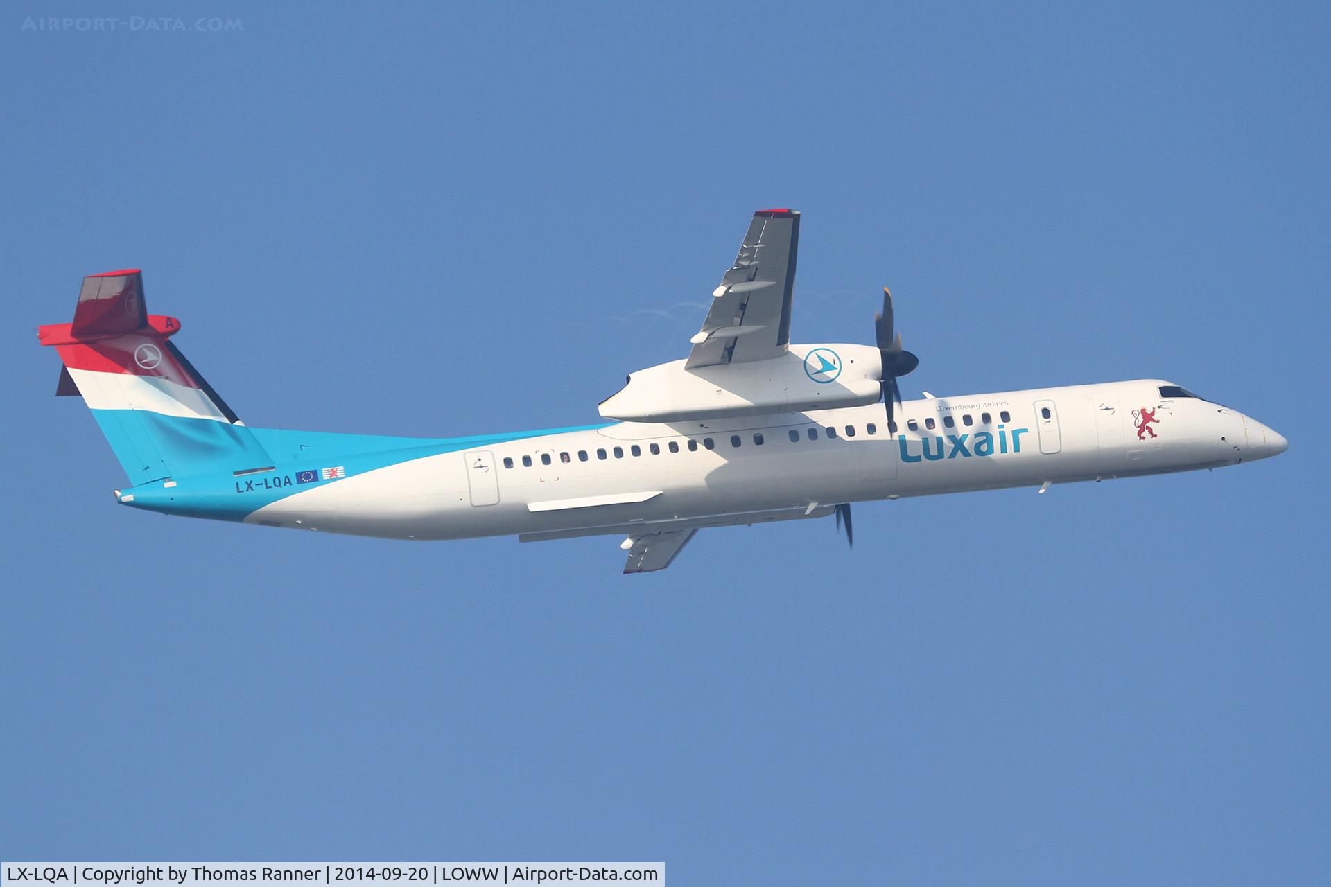 LX-LQA, 2014 De Havilland Canada DHC-8-402 Dash 8 C/N 4468, Luxair dhc8