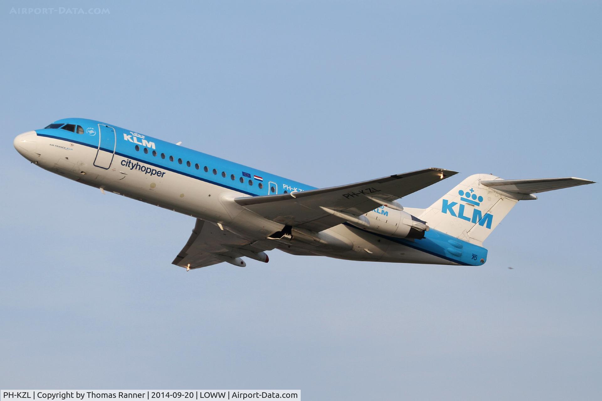 PH-KZL, 1995 Fokker 70 (F-28-0070) C/N 11536, KLM Fokker 70