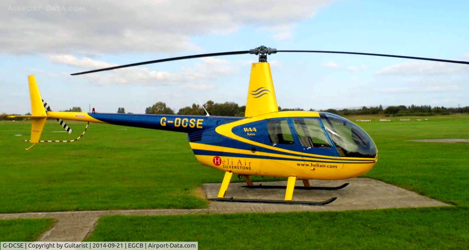 G-DCSE, 1999 Robinson R44 Astro C/N 0659, At the City Airport Manchester