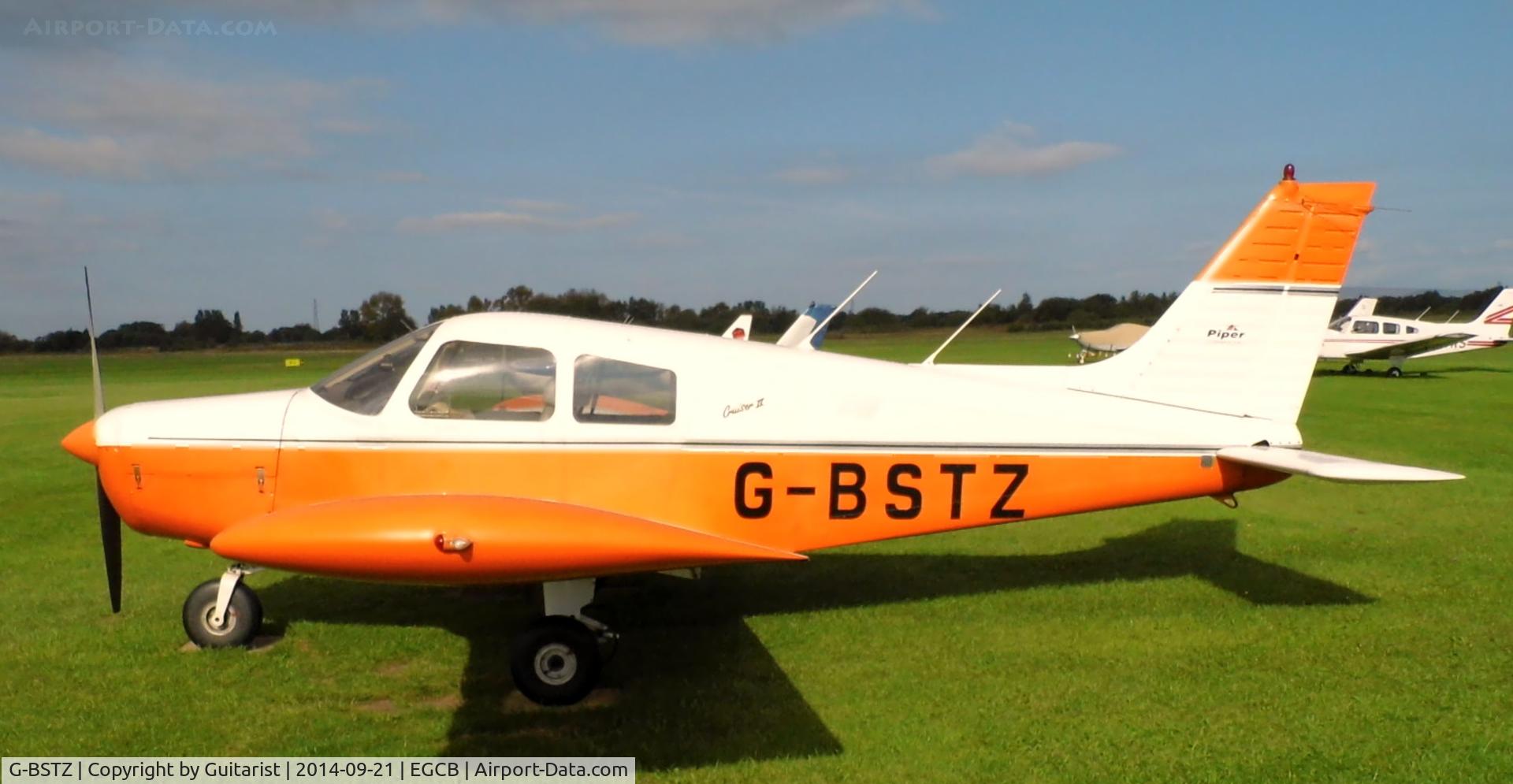 G-BSTZ, 1977 Piper PA-28-140 Cherokee Cruiser C/N 28-7725153, At the City Airport Manchester formally known as Barton Aerodrome