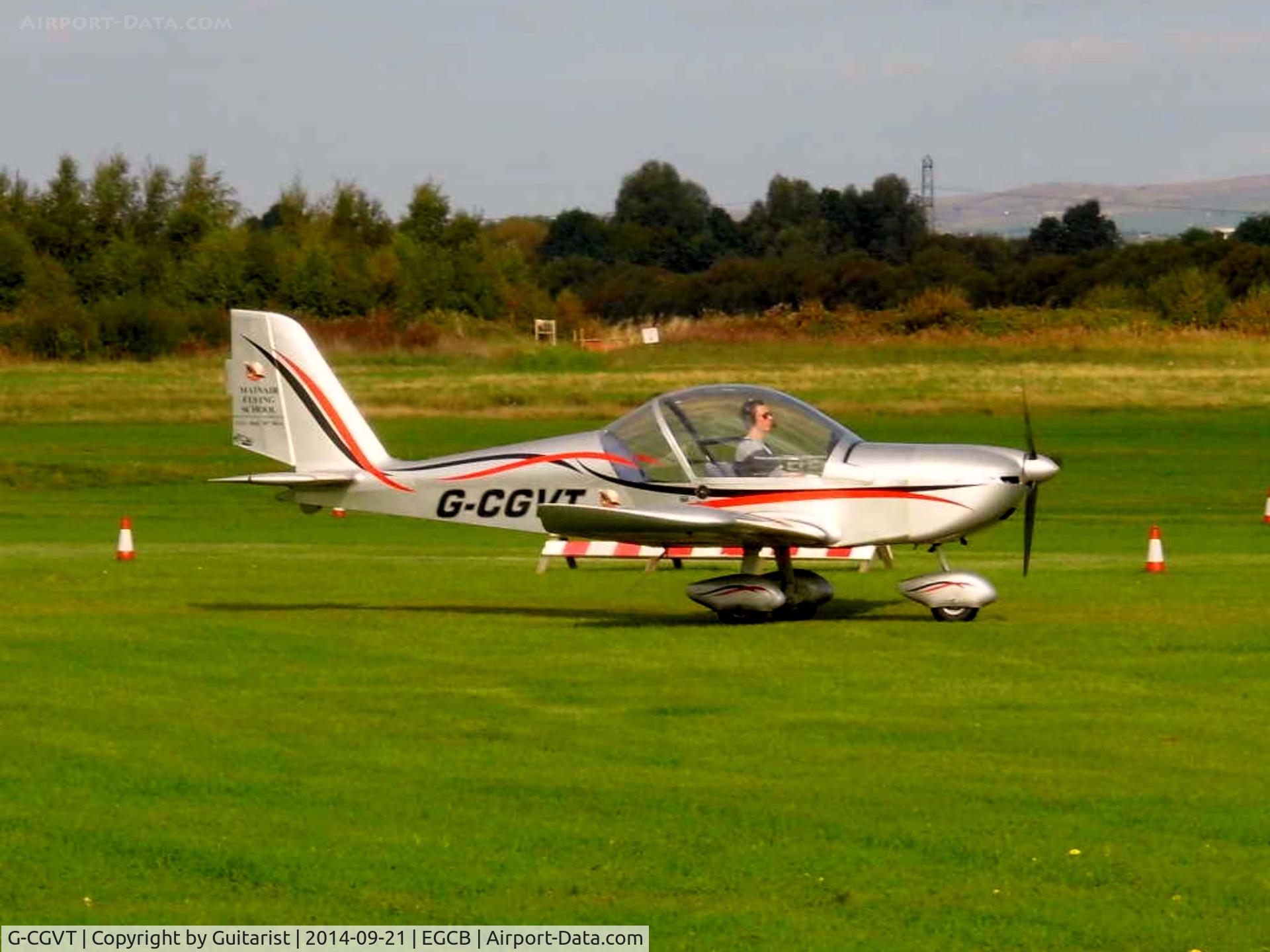 G-CGVT, 2011 Cosmik EV-97 TeamEurostar UK C/N 3402, On its way out for a spin.