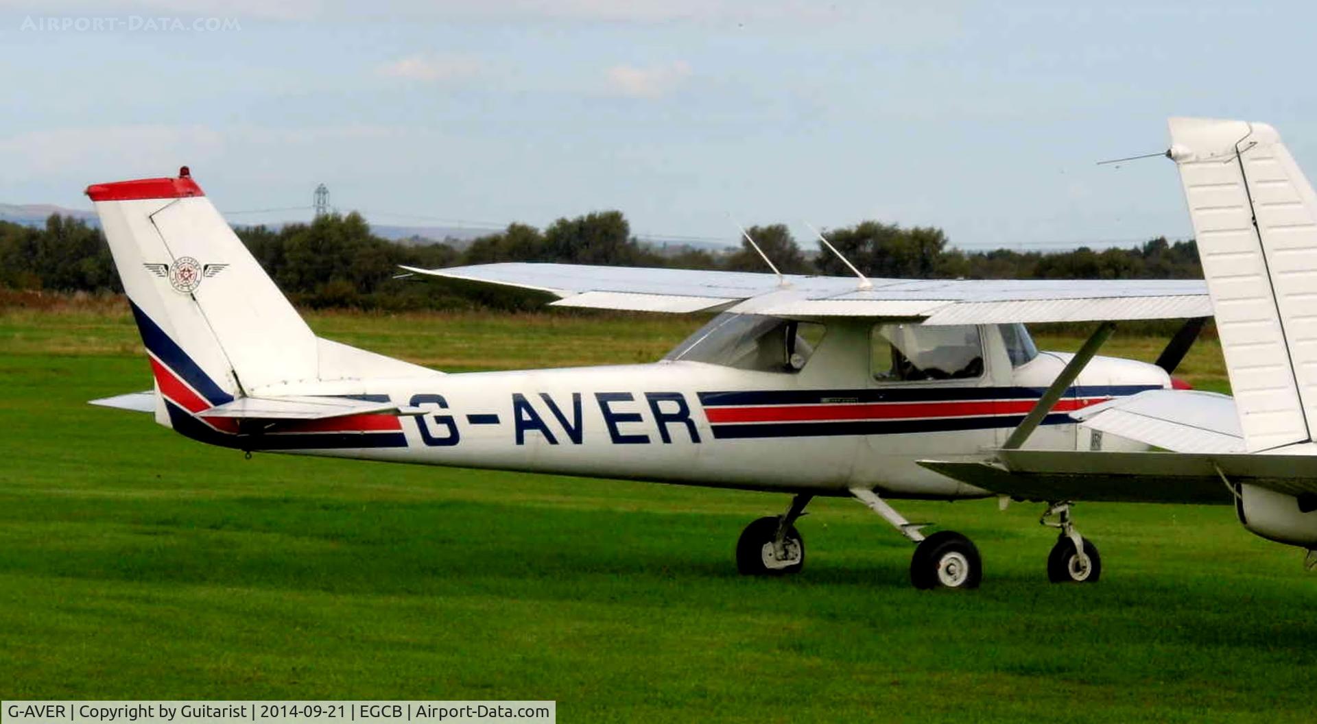 G-AVER, 1966 Reims F150G C/N 0206, 48 year old aeroplane still flying. Awesome. At the City Airport Manchester