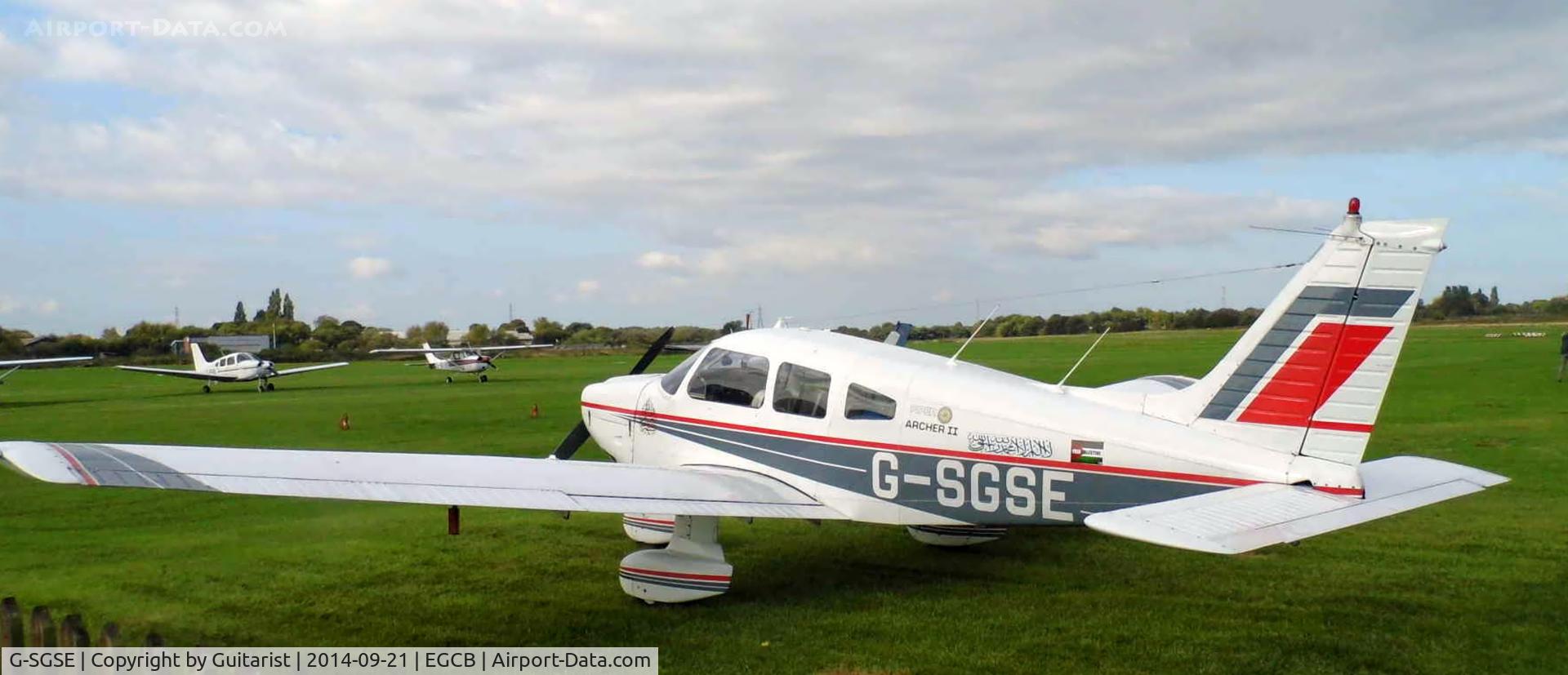 G-SGSE, 1978 Piper PA-28-181 Cherokee Archer II C/N 28-7890332, City Airport Manchester