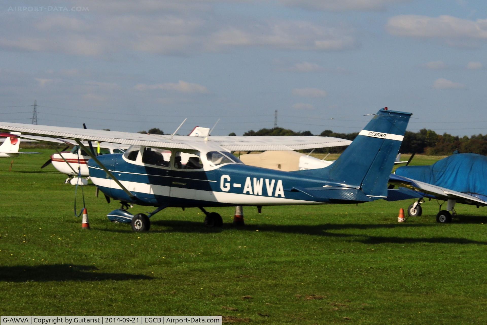 G-AWVA, 1968 Reims F172H Skyhawk C/N 0597, City Airport Manchester