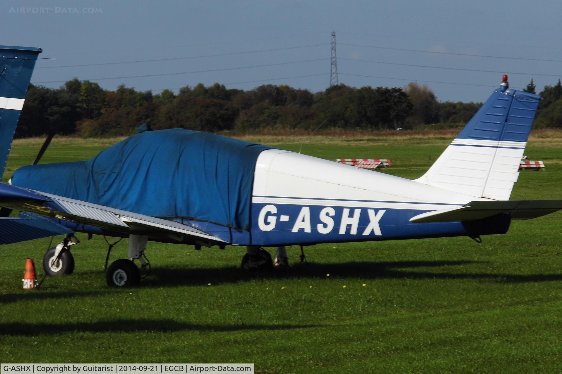 G-ASHX, 1963 Piper PA-28-180 Cherokee C/N 28-1266, At the Excellent City Airport Manchester