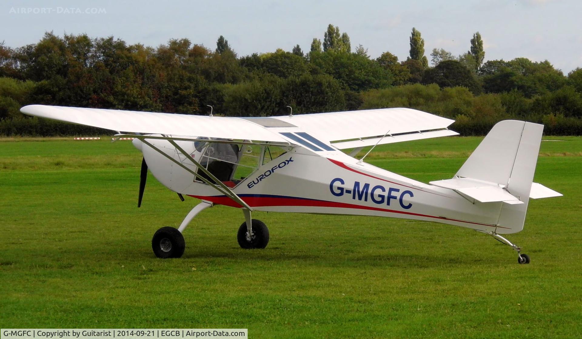G-MGFC, 2012 Aeropro Eurofox 912 C/N BMAA/HB/622, At the City Airport Manchester