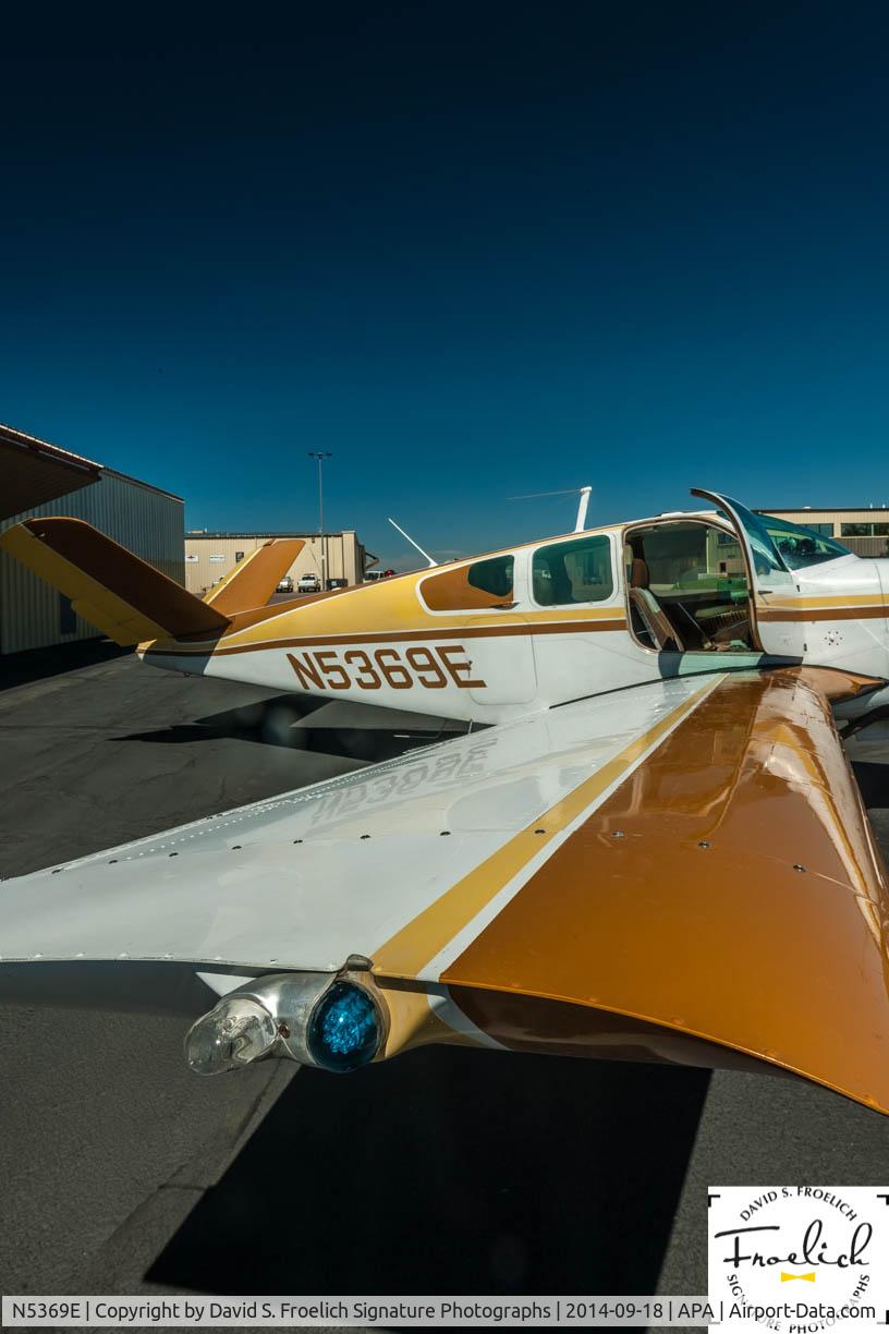 N5369E, 1959 Beech K35 Bonanza C/N D-5850, Wish everybody born in 1959 looked this good!
