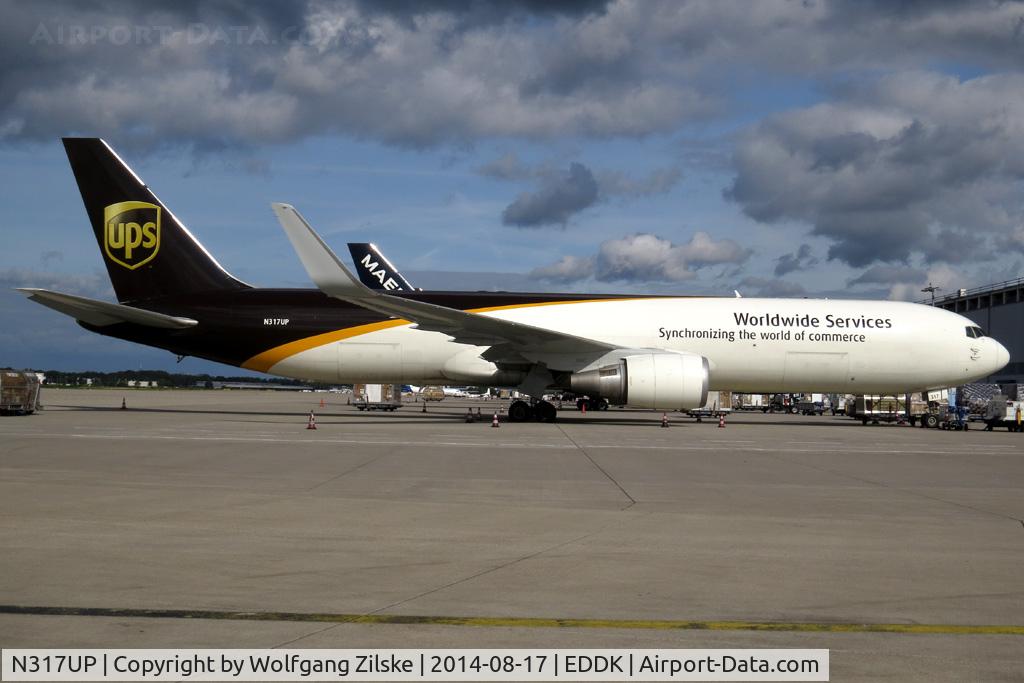 N317UP, 1997 Boeing 767-34AF C/N 27745, visitor