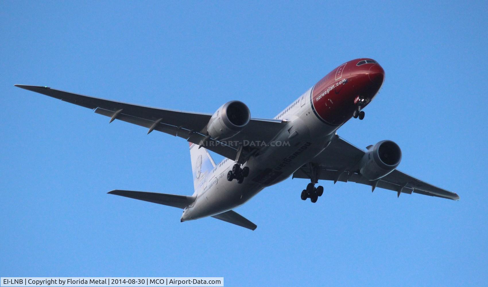 EI-LNB, 2013 Boeing 787-8 Dreamliner C/N 35305, Norwegian with Thor Heyerdahl tail 787-800