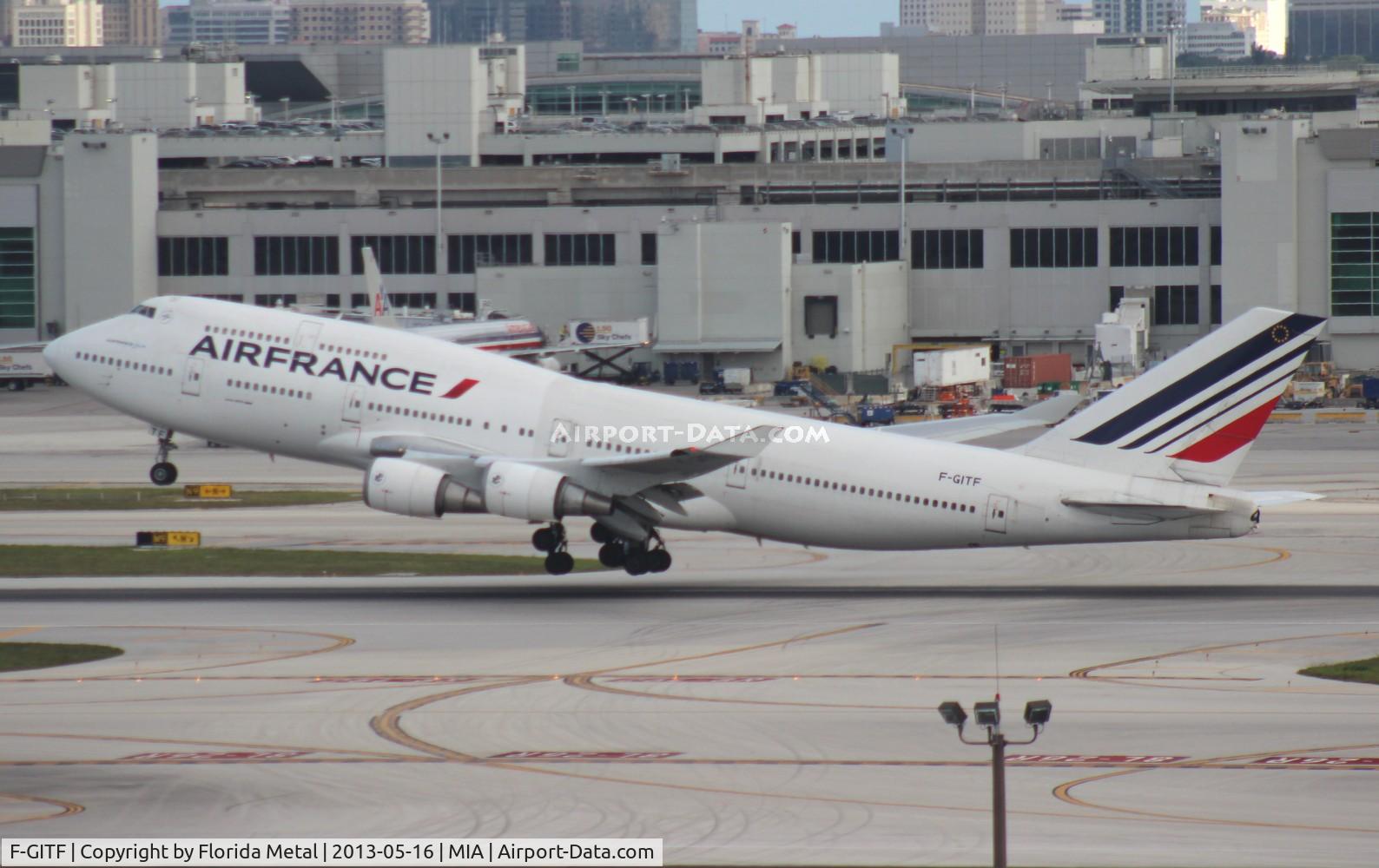F-GITF, 1992 Boeing 747-428 C/N 25602, Air France 747-400