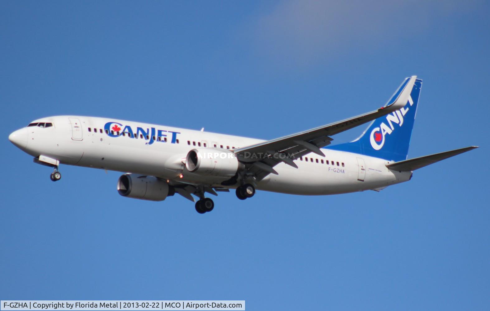 F-GZHA, 2007 Boeing 737-8GJ C/N 34901, Canjet 737-800