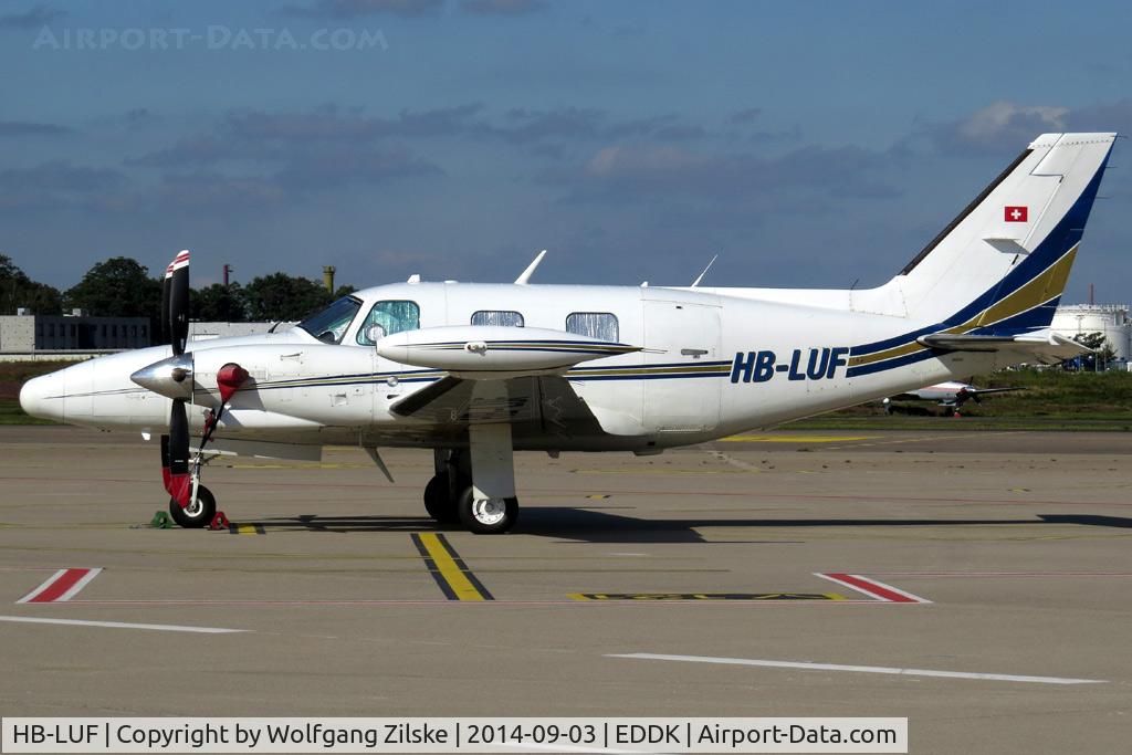 HB-LUF, Piper PA-31T Cheyenne C/N 31T-8120015, visitor