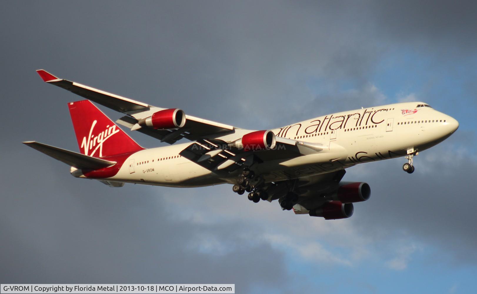 G-VROM, 2001 Boeing 747-443 C/N 32339, Virgin Atlantic 747-400