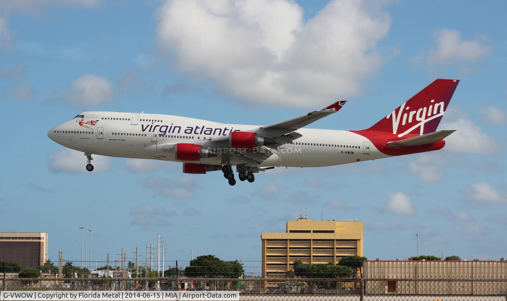 G-VWOW, 2001 Boeing 747-41R C/N 32745, Virgin Atlantic 747-400
