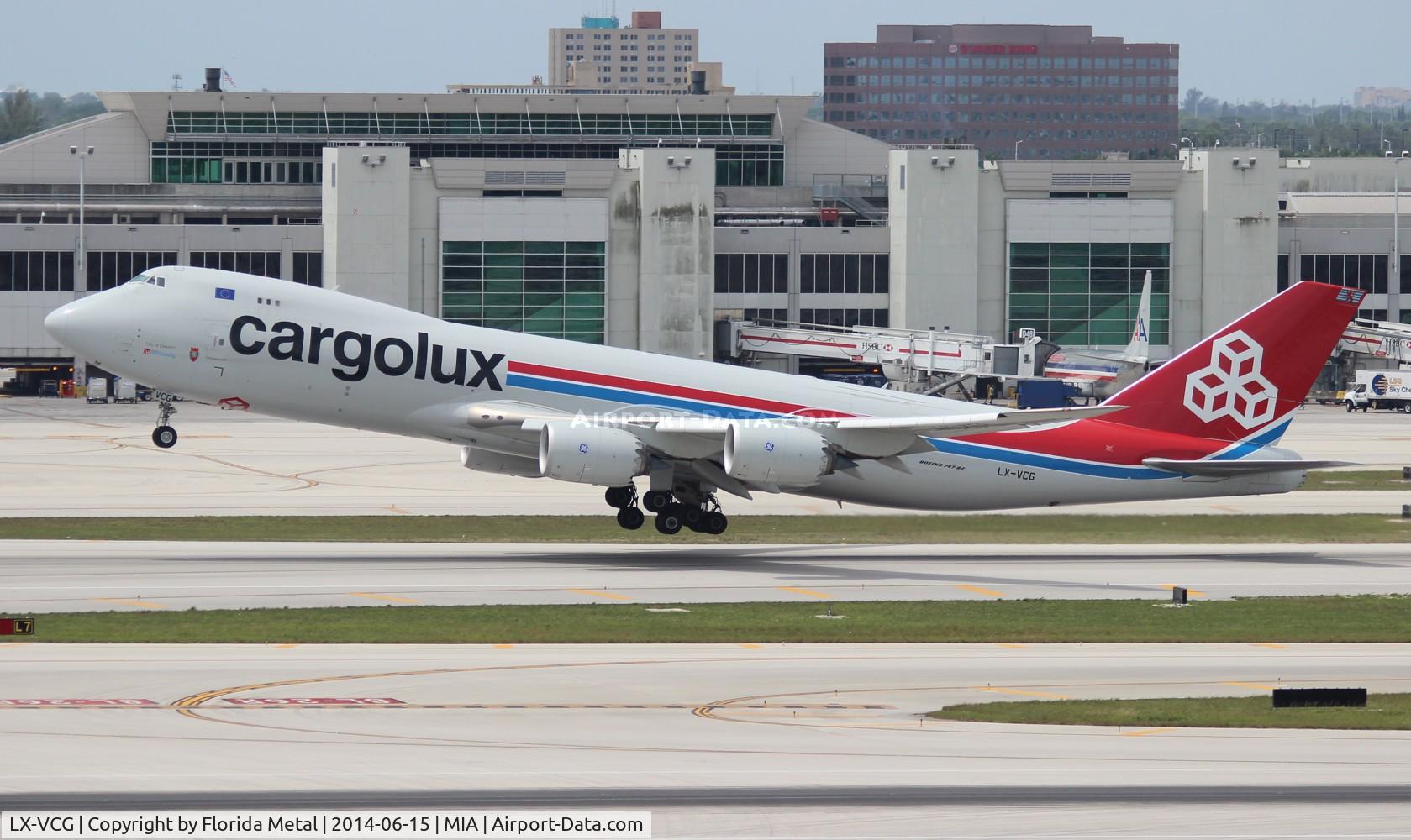 LX-VCG, 2012 Boeing 747-8R7F C/N 35812, Cargolux 747-800