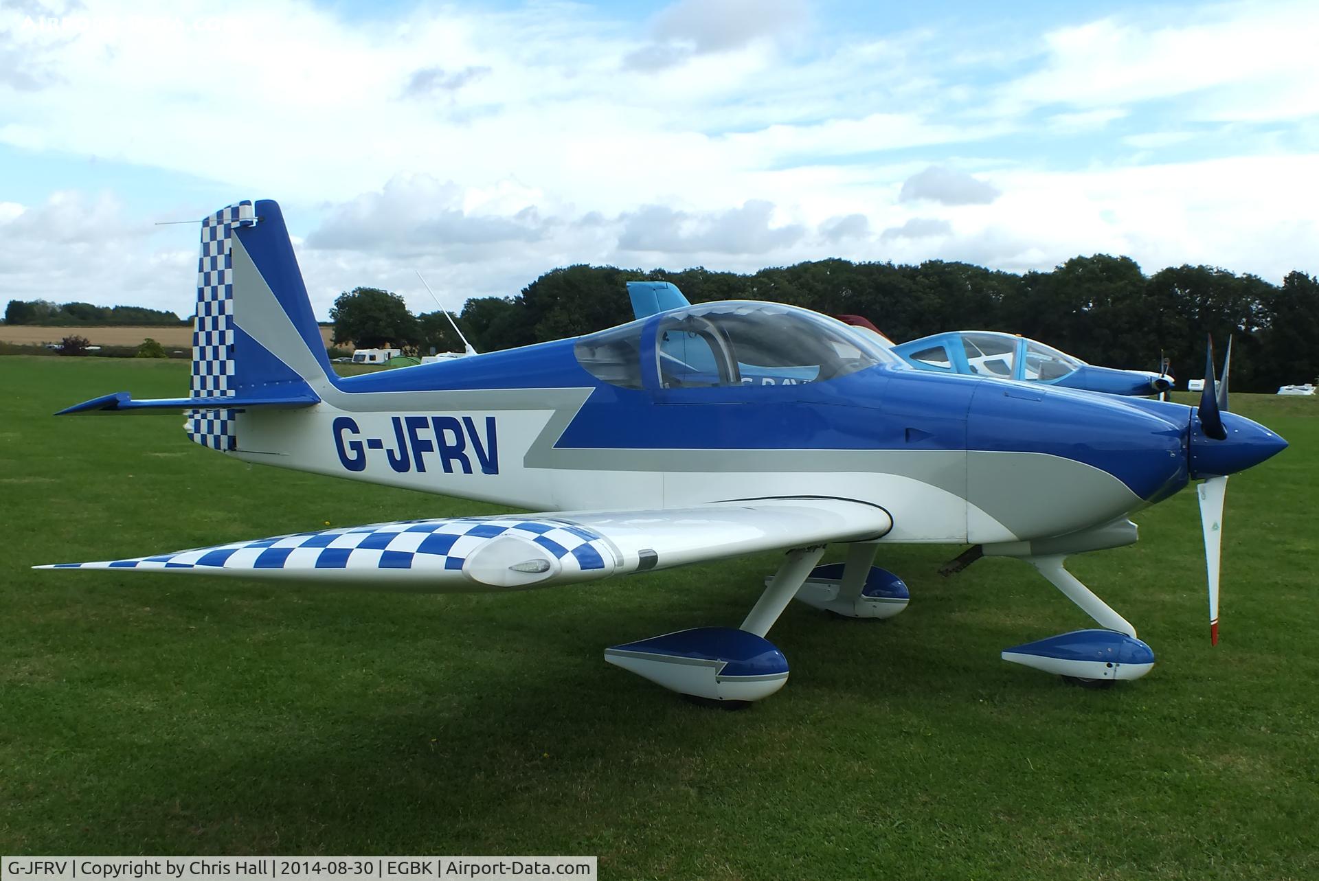 G-JFRV, 2004 Vans RV-7A C/N PFA 323-13851, at the LAA Rally 2014, Sywell