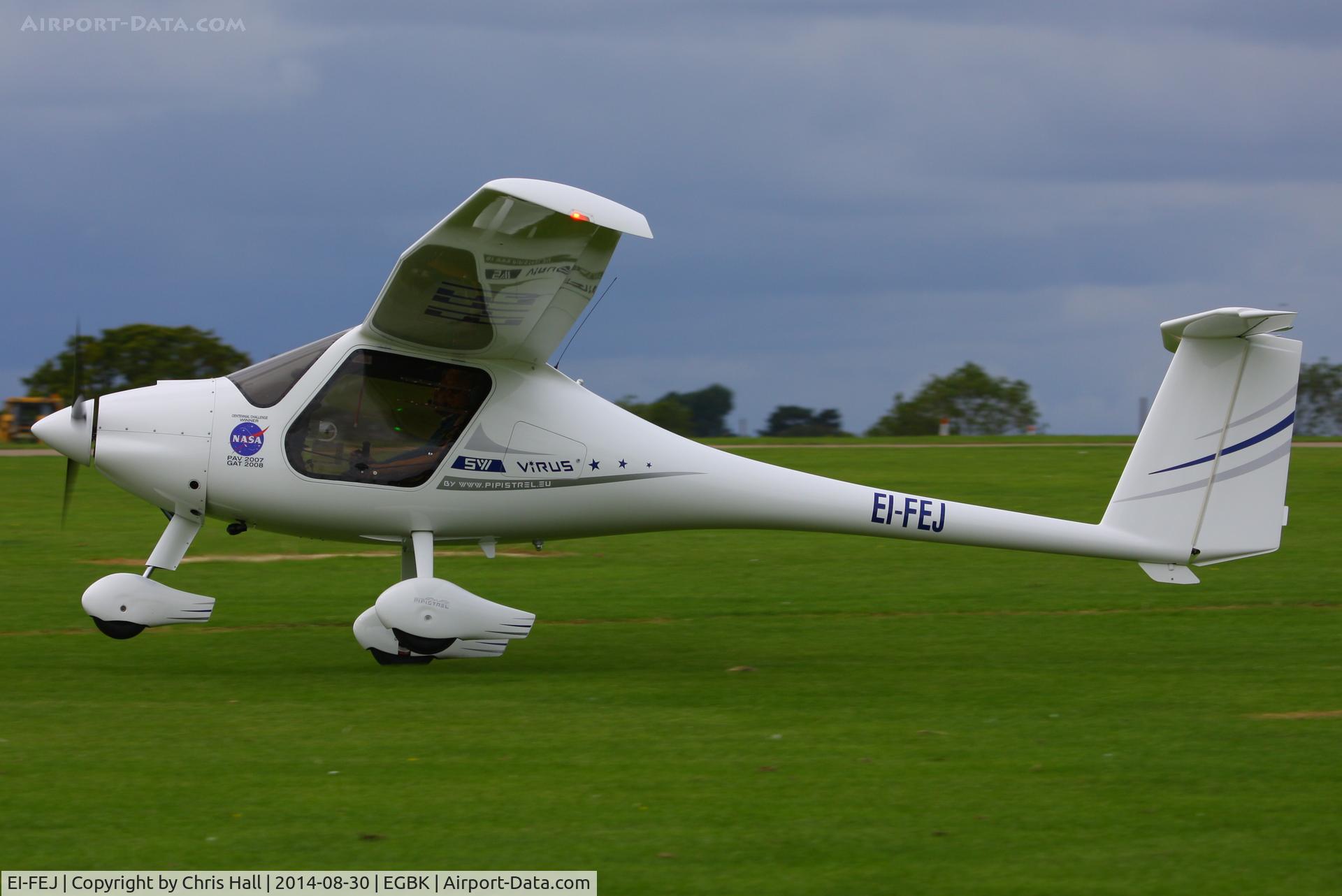 EI-FEJ, 2014 Pipistrel Virus 912 C/N 513SW912UL, at the LAA Rally 2014, Sywell