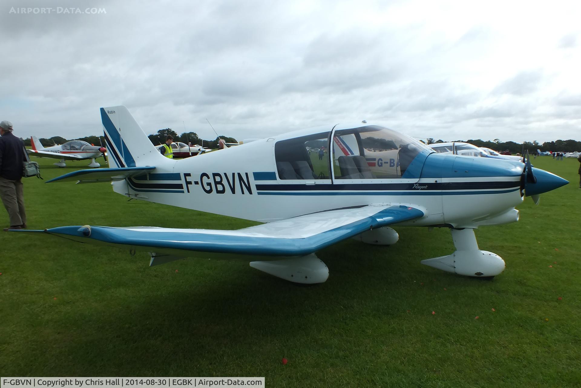 F-GBVN, 1979 Robin DR-400-180 Regent C/N 1408, at the LAA Rally 2014, Sywell