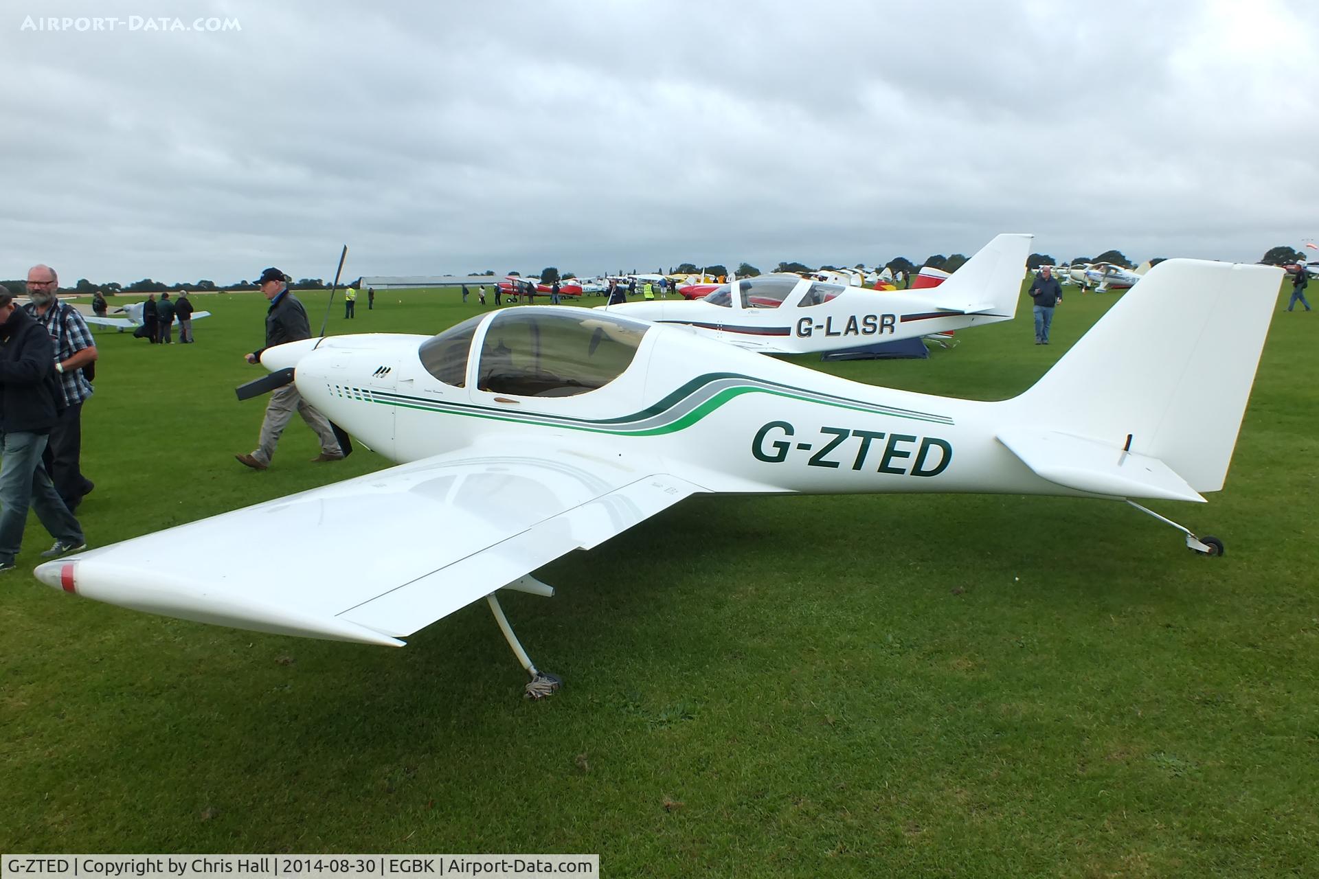 G-ZTED, 2005 Europa Monowheel C/N PFA 247-12492, at the LAA Rally 2014, Sywell