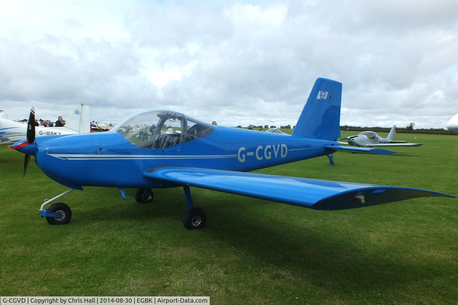 G-CGVD, 2011 Vans RV-12 C/N LAA 363-15005, at the LAA Rally 2014, Sywell