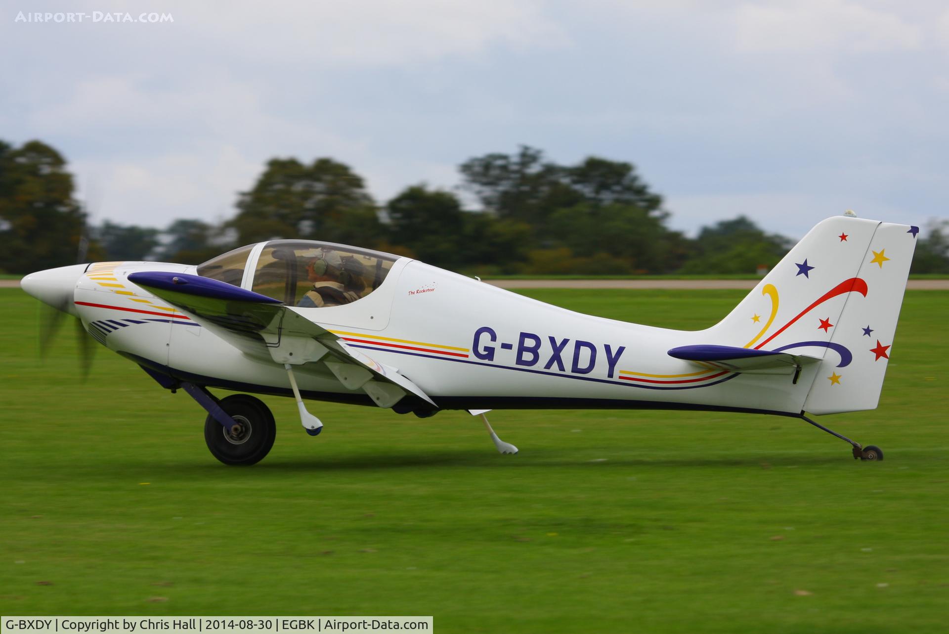 G-BXDY, 1997 Europa Monowheel C/N PFA 247-12914, at the LAA Rally 2014, Sywell