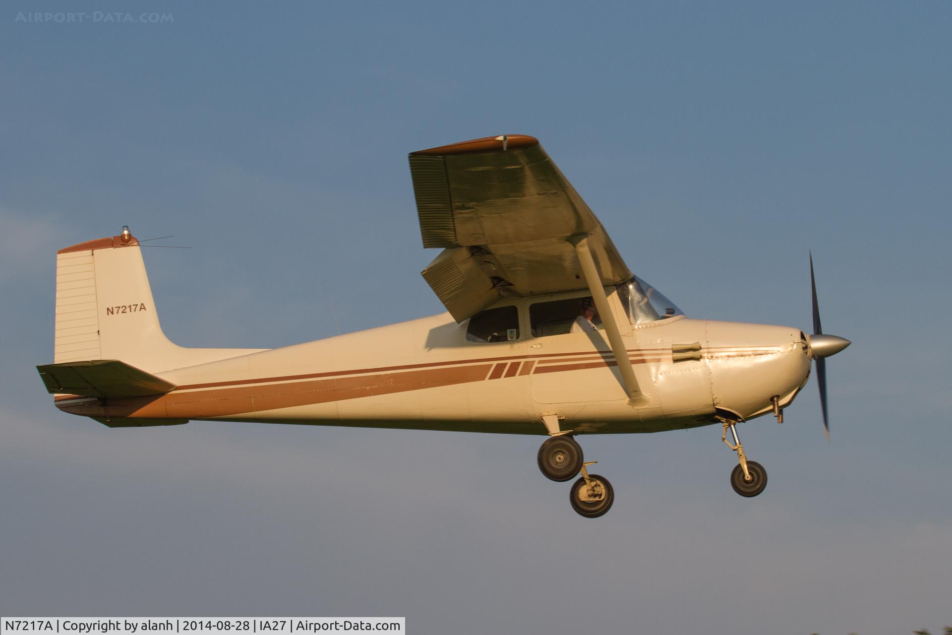 N7217A, 1956 Cessna 172 C/N 29317, At Antique Airfield, Blakesburg