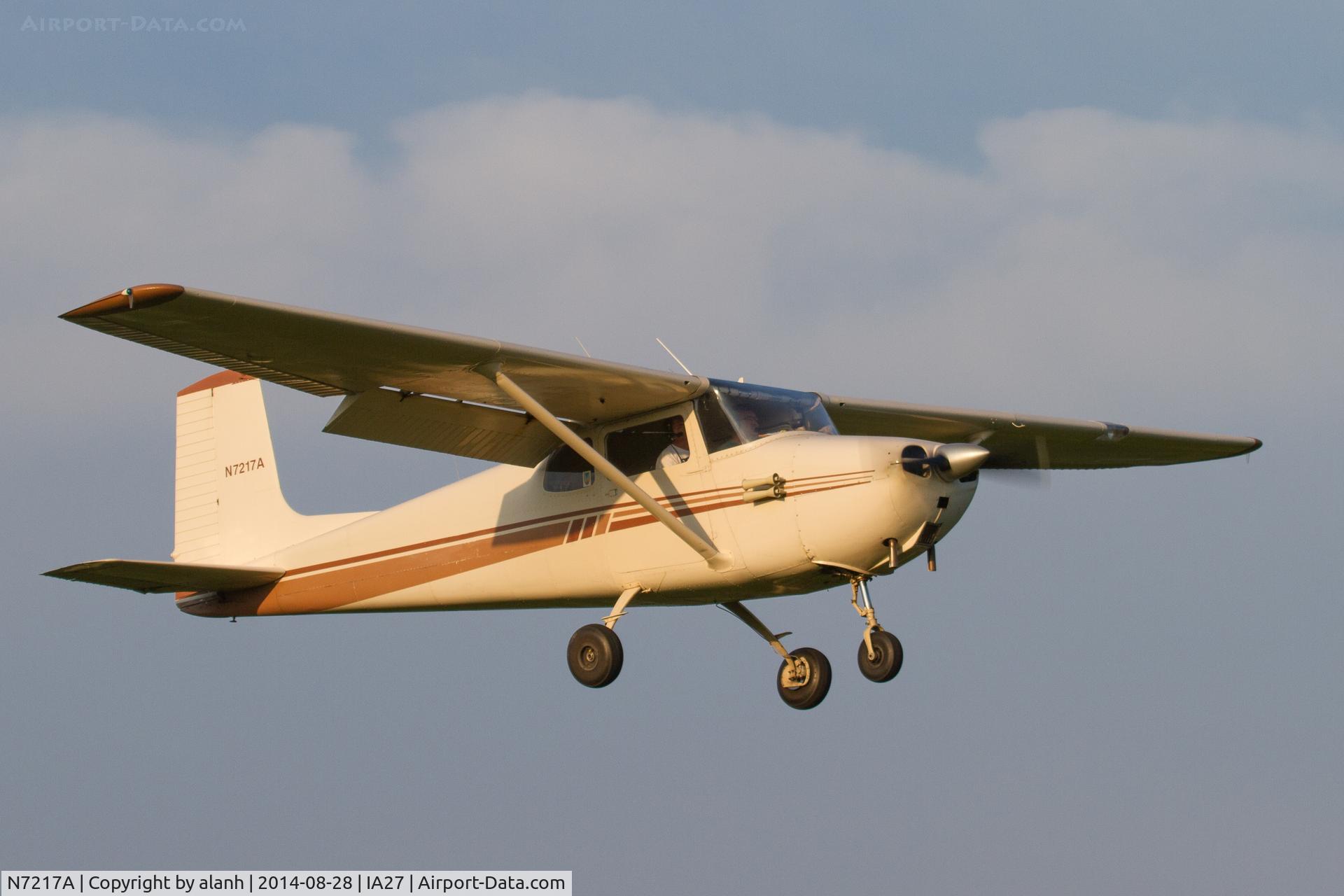 N7217A, 1956 Cessna 172 C/N 29317, At Antique Airfield, Blakesburg