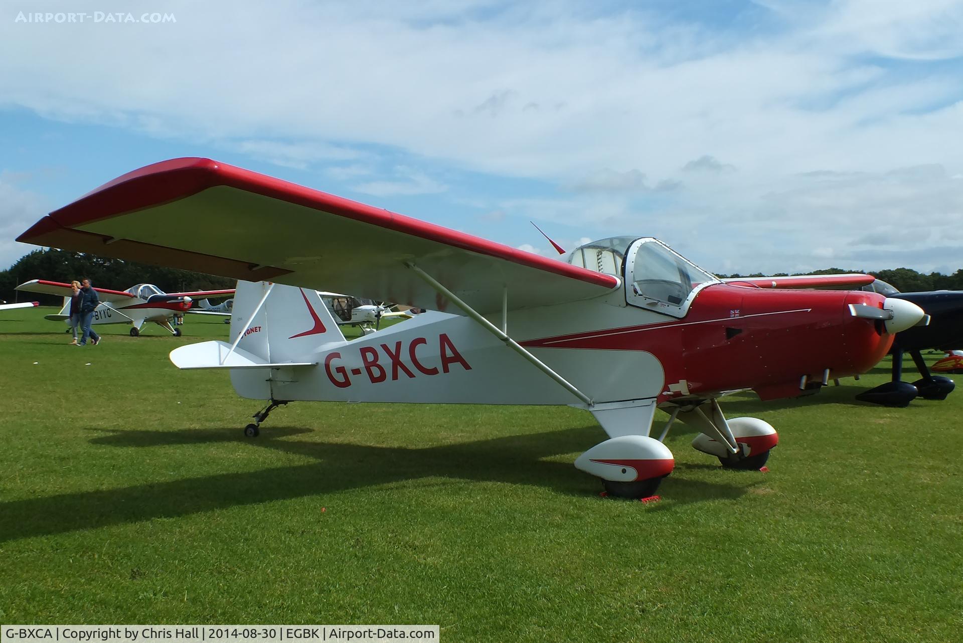 G-BXCA, 1997 Hapi Cygnet SF-2A C/N PFA 182-12921, at the LAA Rally 2014, Sywell