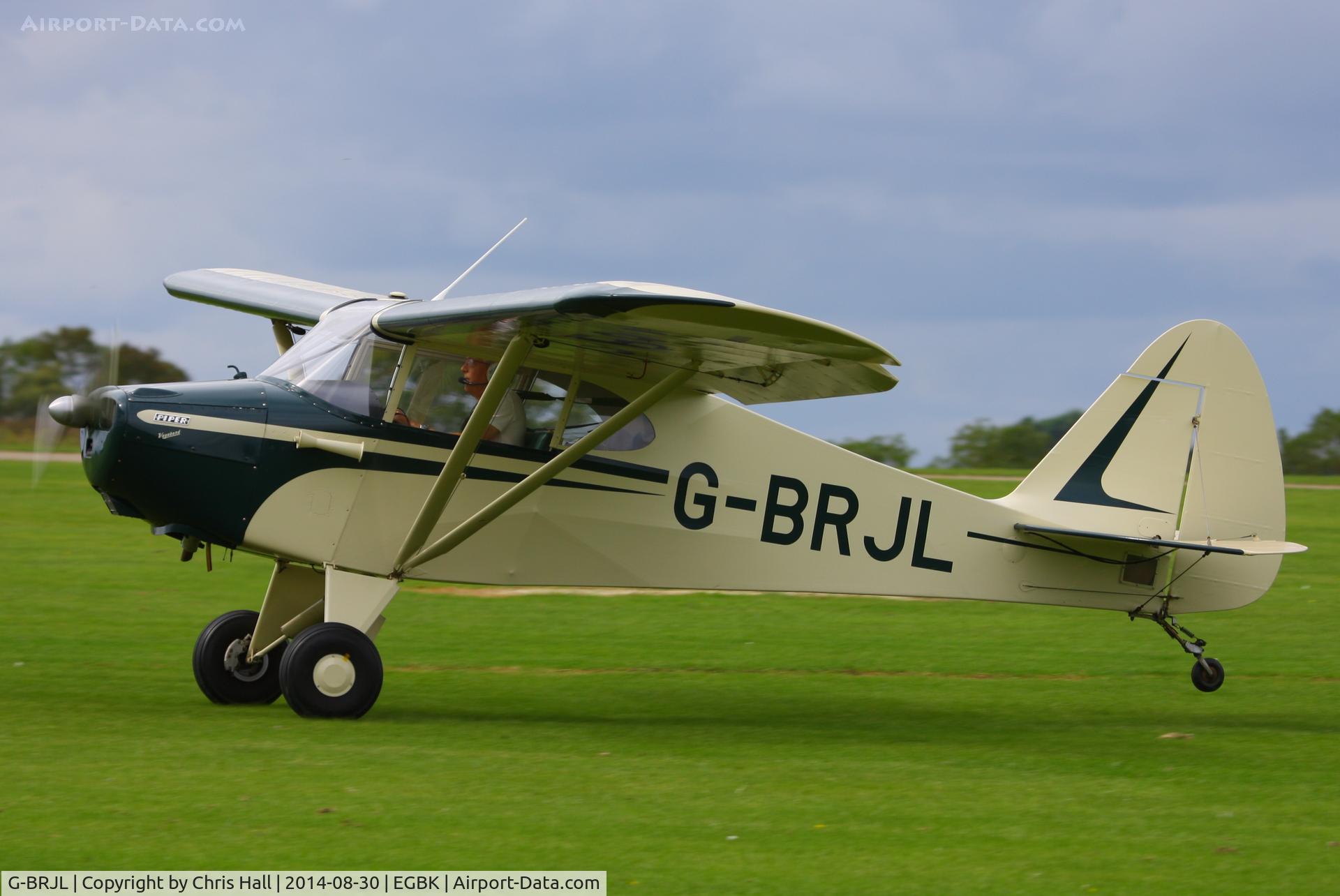 G-BRJL, 1948 Piper PA-15 Vagabond Vagabond C/N 15-157, at the LAA Rally 2014, Sywell