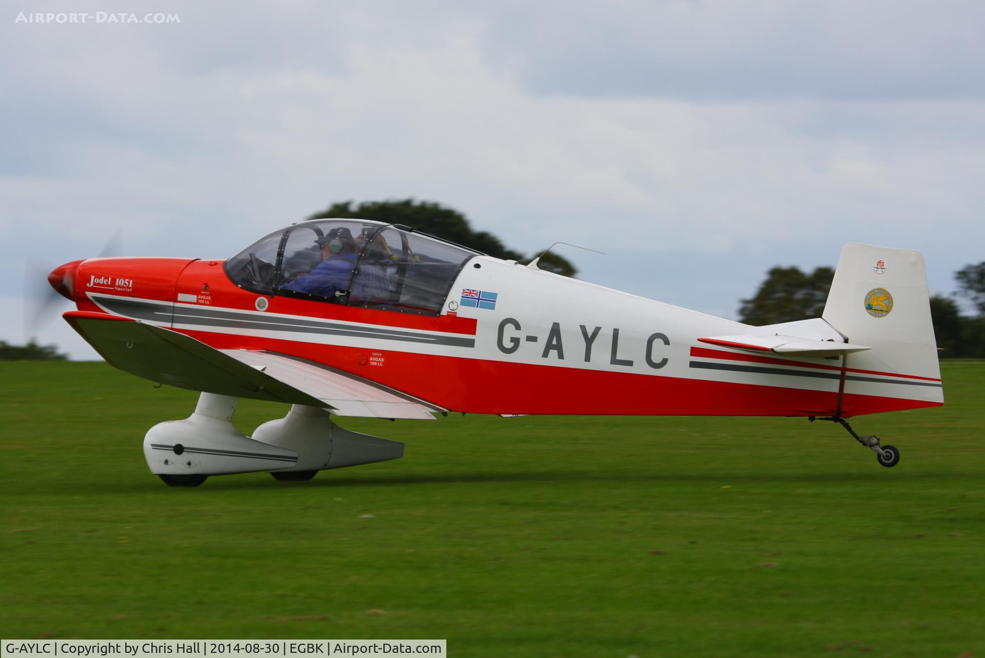 G-AYLC, 1964 CEA Jodel DR-1051 Ambassadeur C/N 536, at the LAA Rally 2014, Sywell