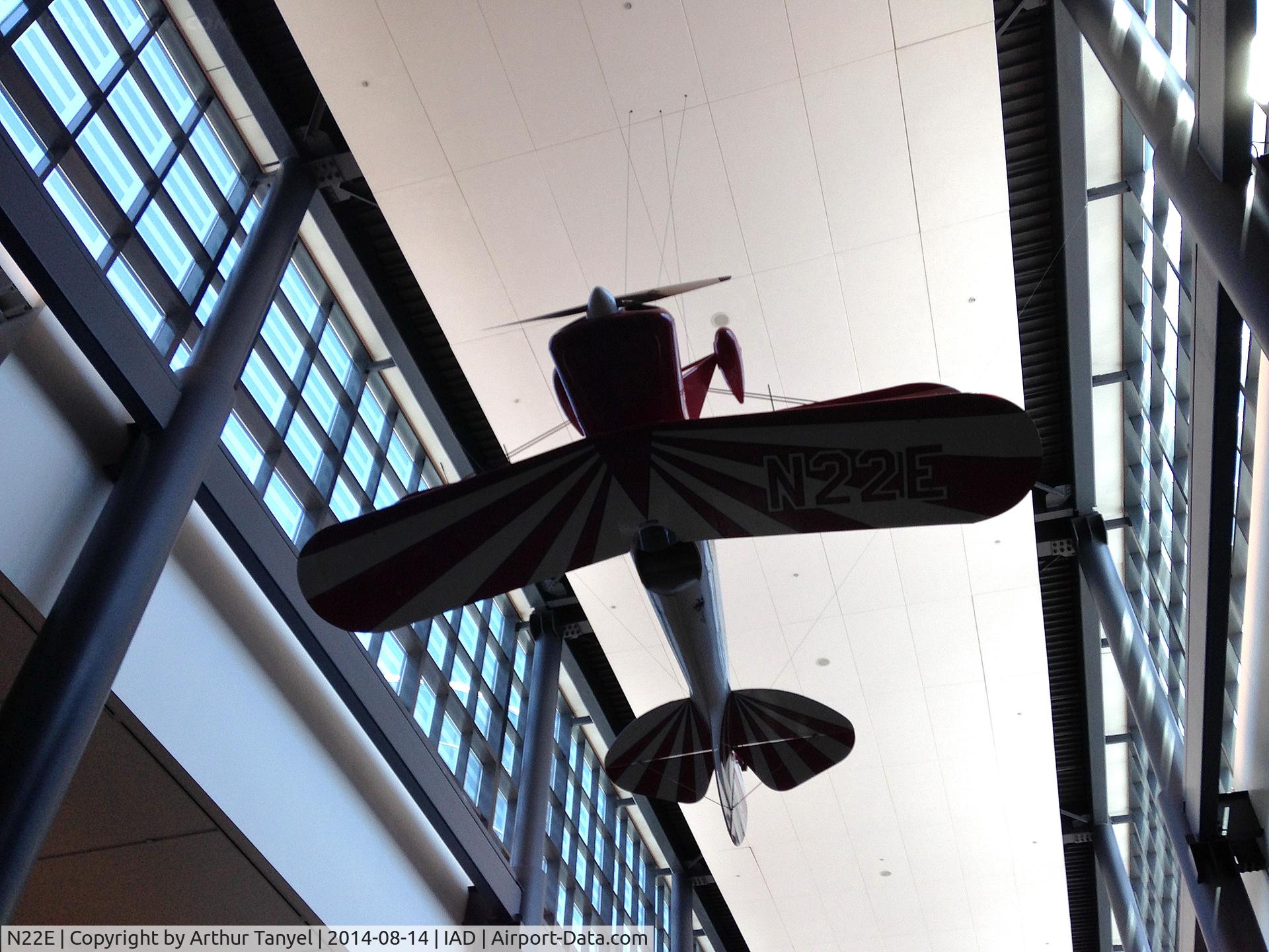 N22E, 1946 Pitts S-1C Special C/N 2 (N22E), On display @ the Udvar-Hazy Center