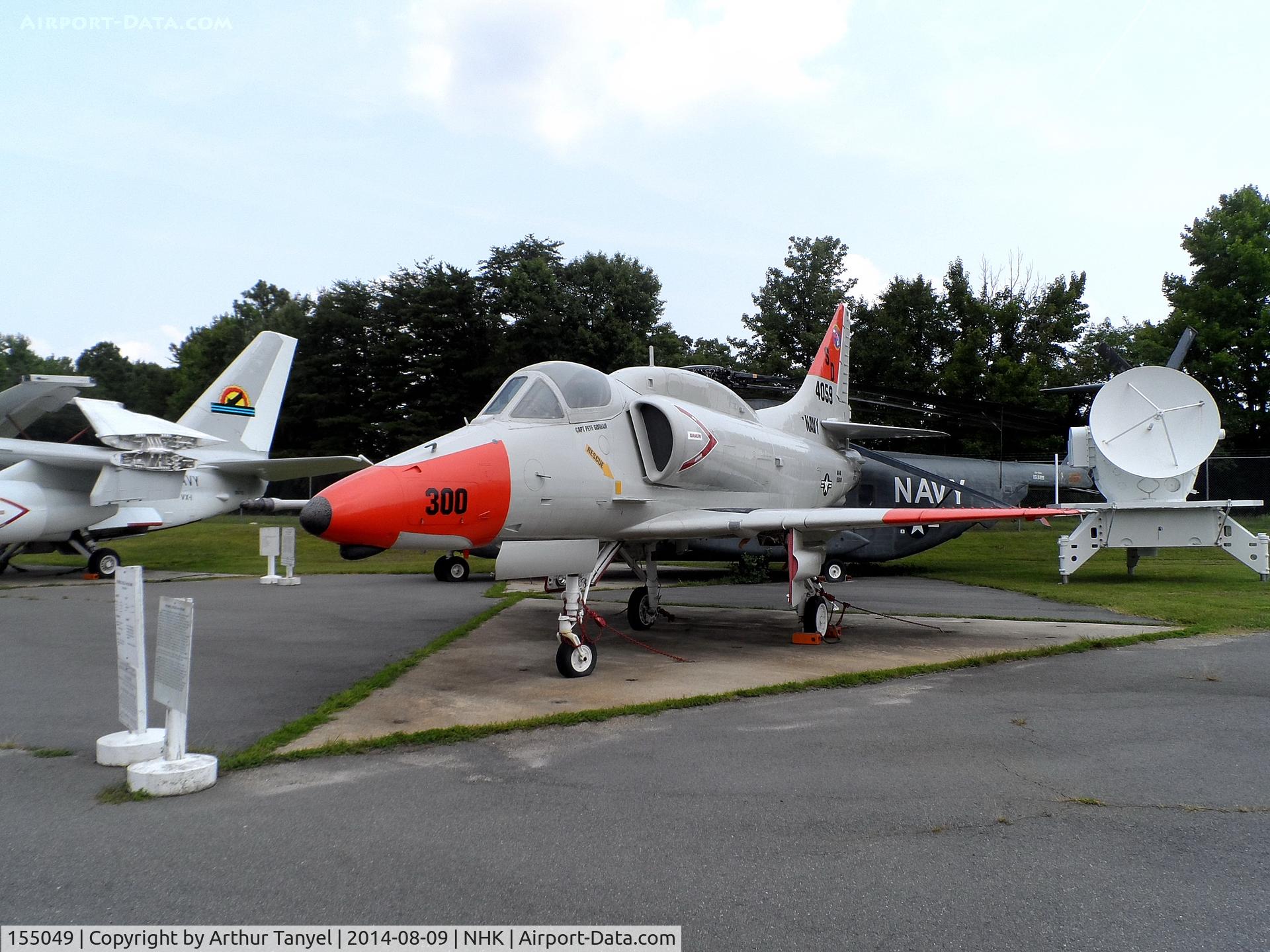 155049, Douglas NA-4M Skyhawk C/N 13865, On display @ the Patuxent River Naval Air Museum