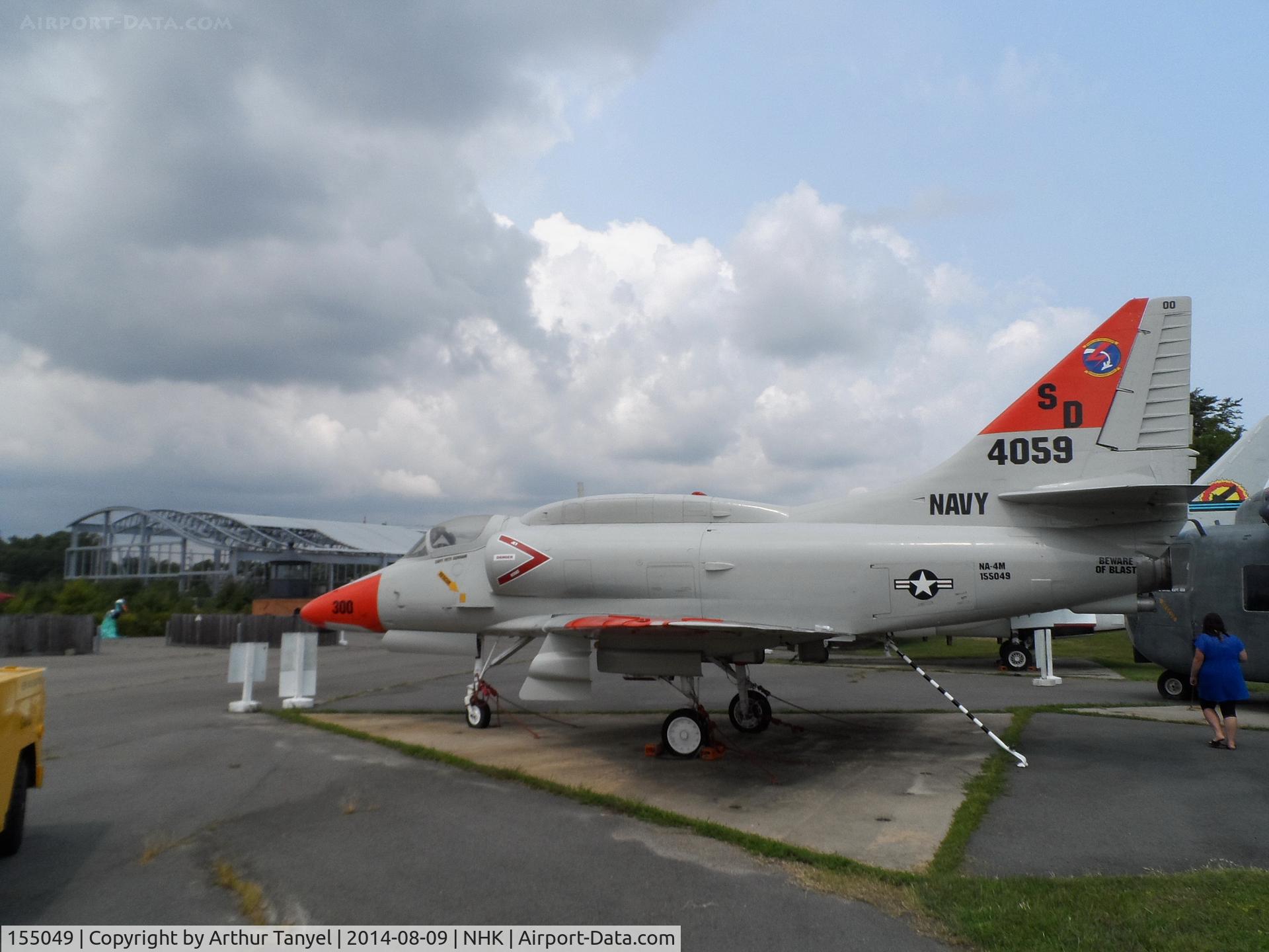 155049, Douglas NA-4M Skyhawk C/N 13865, On display @ the Patuxent River Naval Air Museum