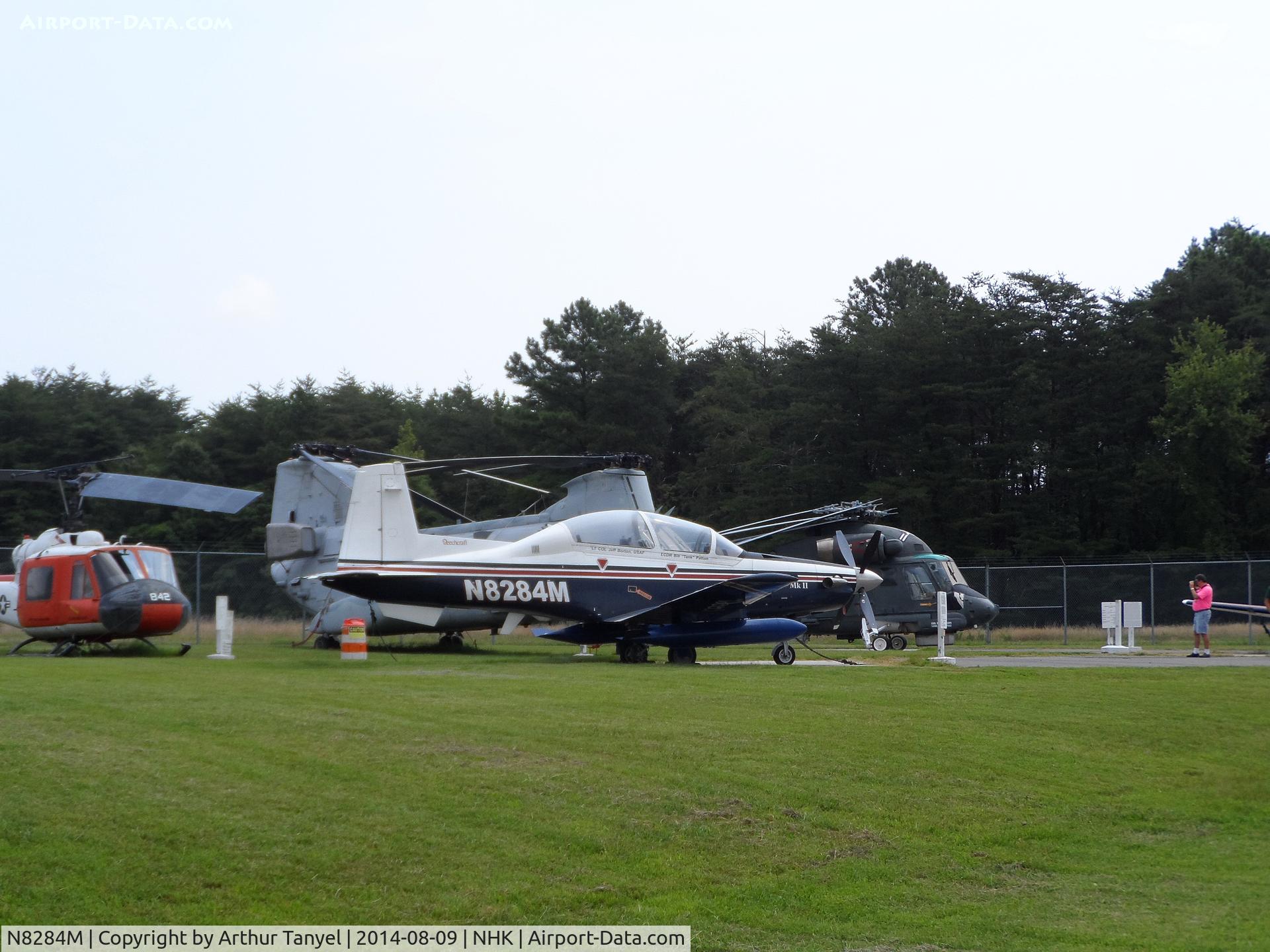 N8284M, 1992 Beech PD 373 C/N PT-2, On display @ the Patuxent River Naval Air Museum