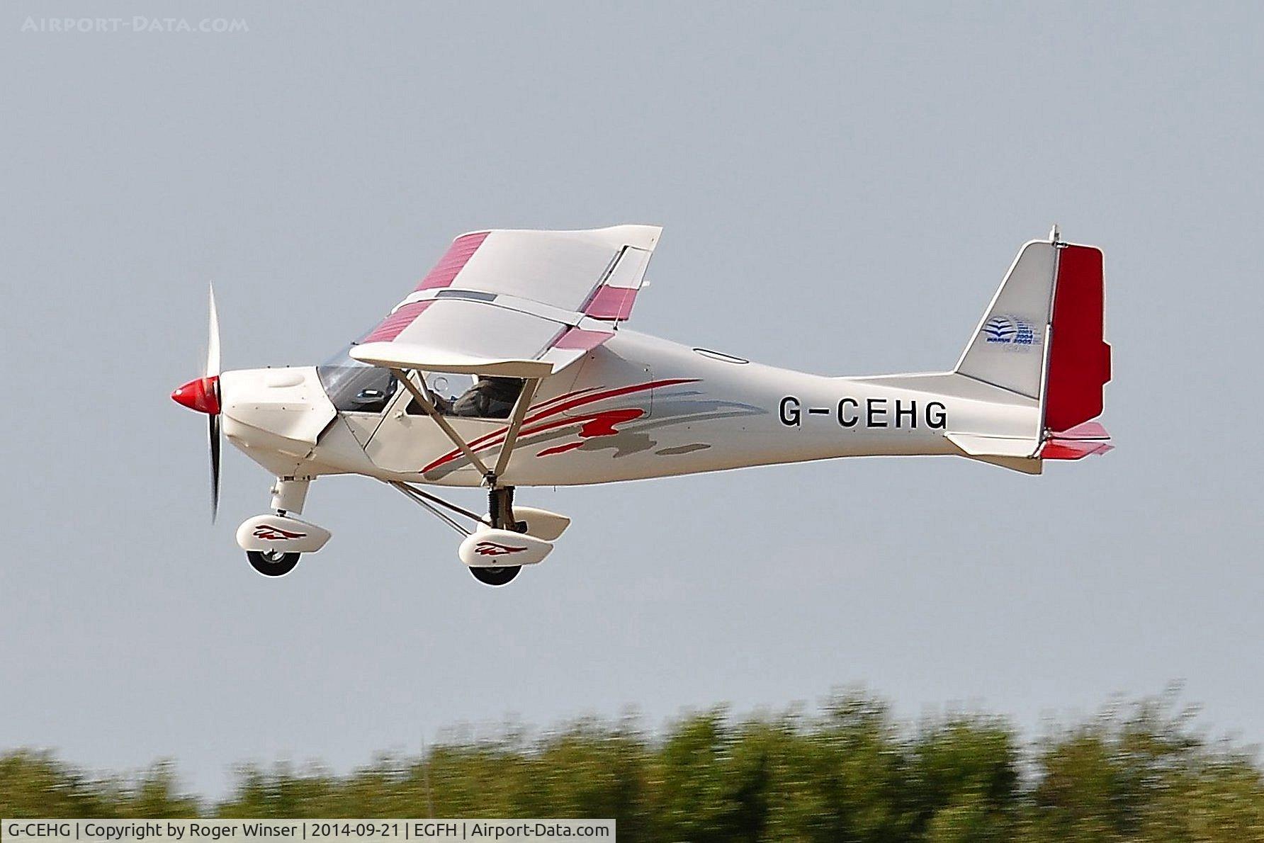 G-CEHG, 2006 Comco Ikarus C42 FB100 C/N 0612-6861, Resident Ikarus touch and go Runway 22.