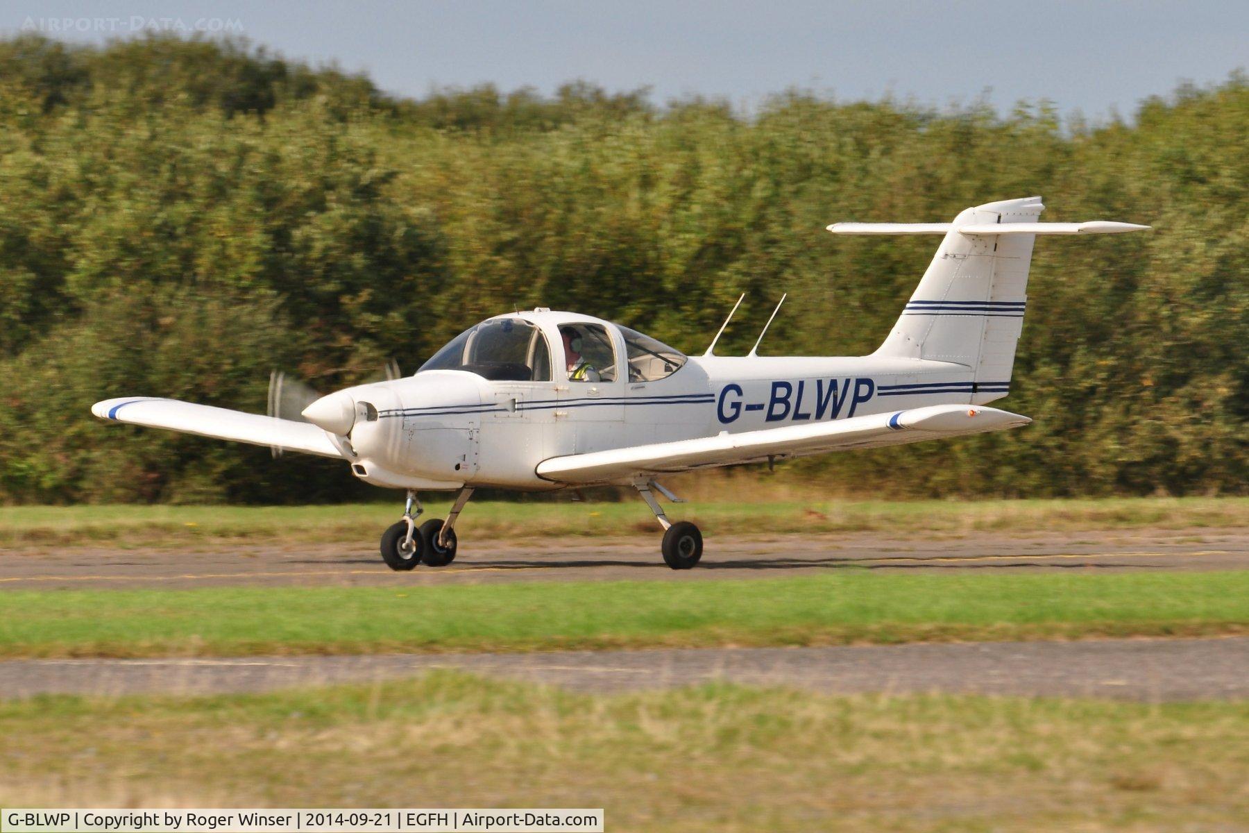 G-BLWP, 1978 Piper PA-38-112 Tomahawk Tomahawk C/N 38-78A0367, Resdent Tomahawk operated by Cambrian Flying Club.