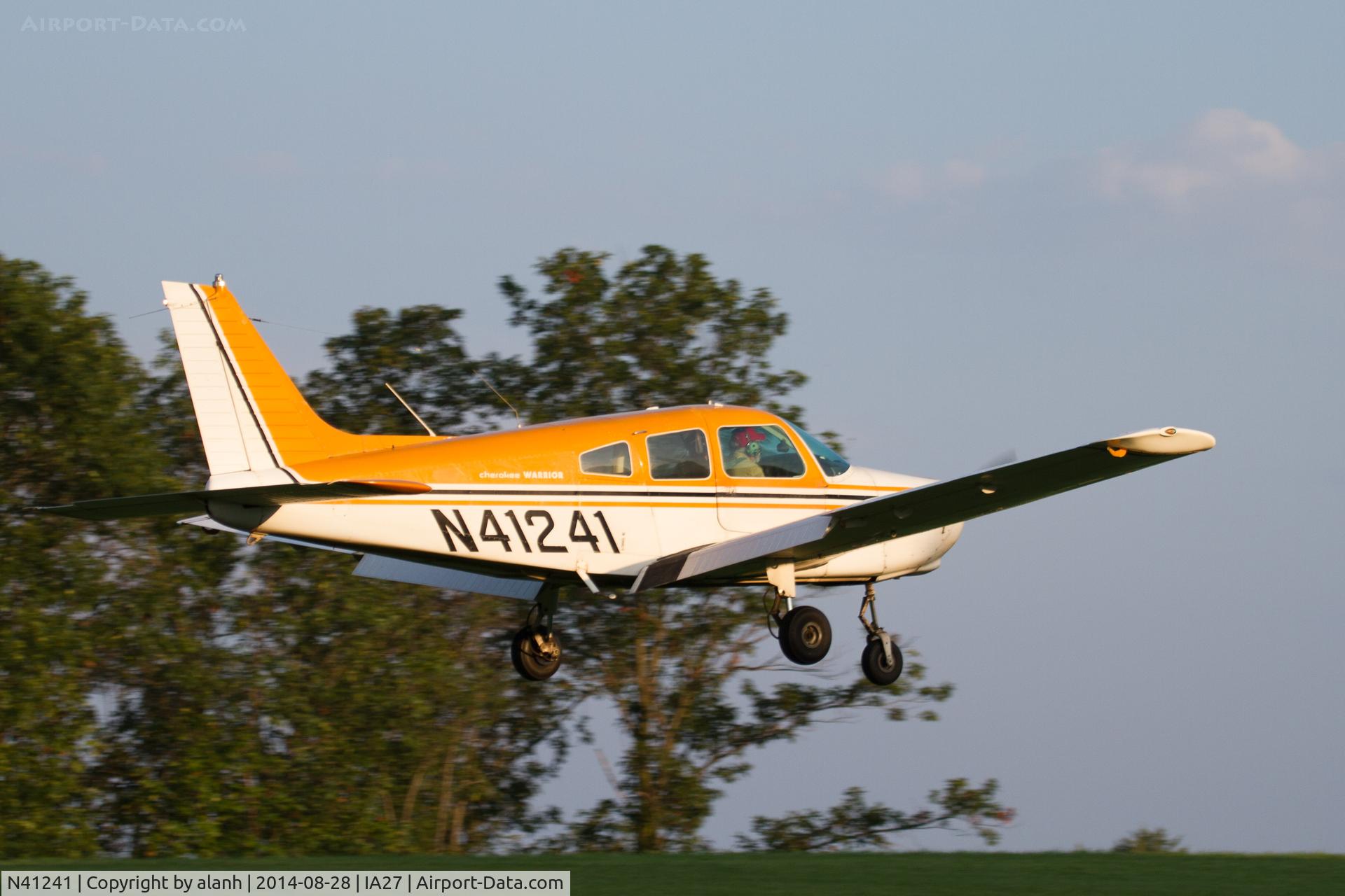 N41241, 1974 Piper PA-28-151 C/N 28-7415144, At Antique Airfield, Blakesburg