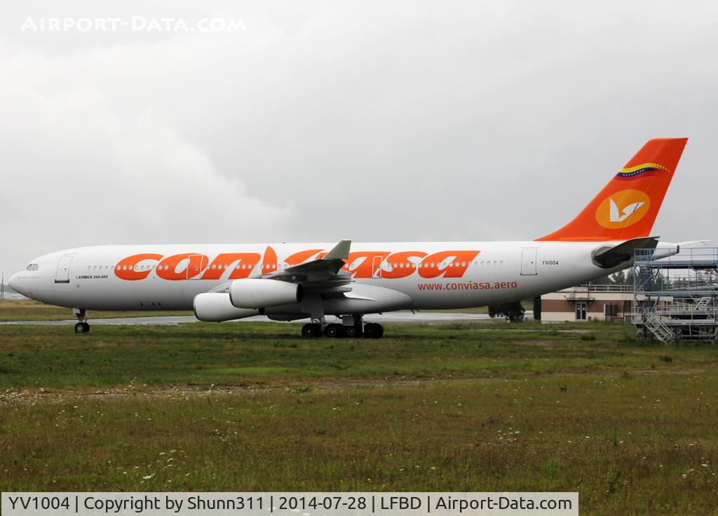 YV1004, 1993 Airbus A340-211 C/N 031, Parked...