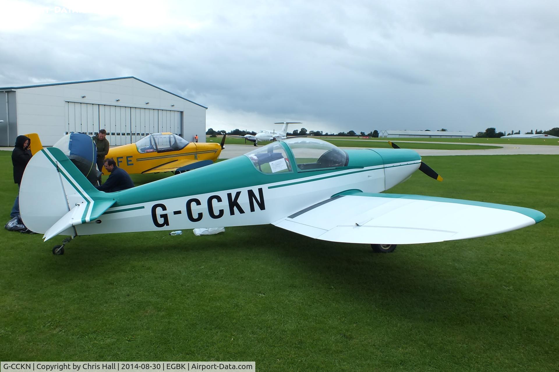 G-CCKN, 2006 Nicollier HN-700 Menestrel II C/N PFA 217-13943, at the LAA Rally 2014, Sywell