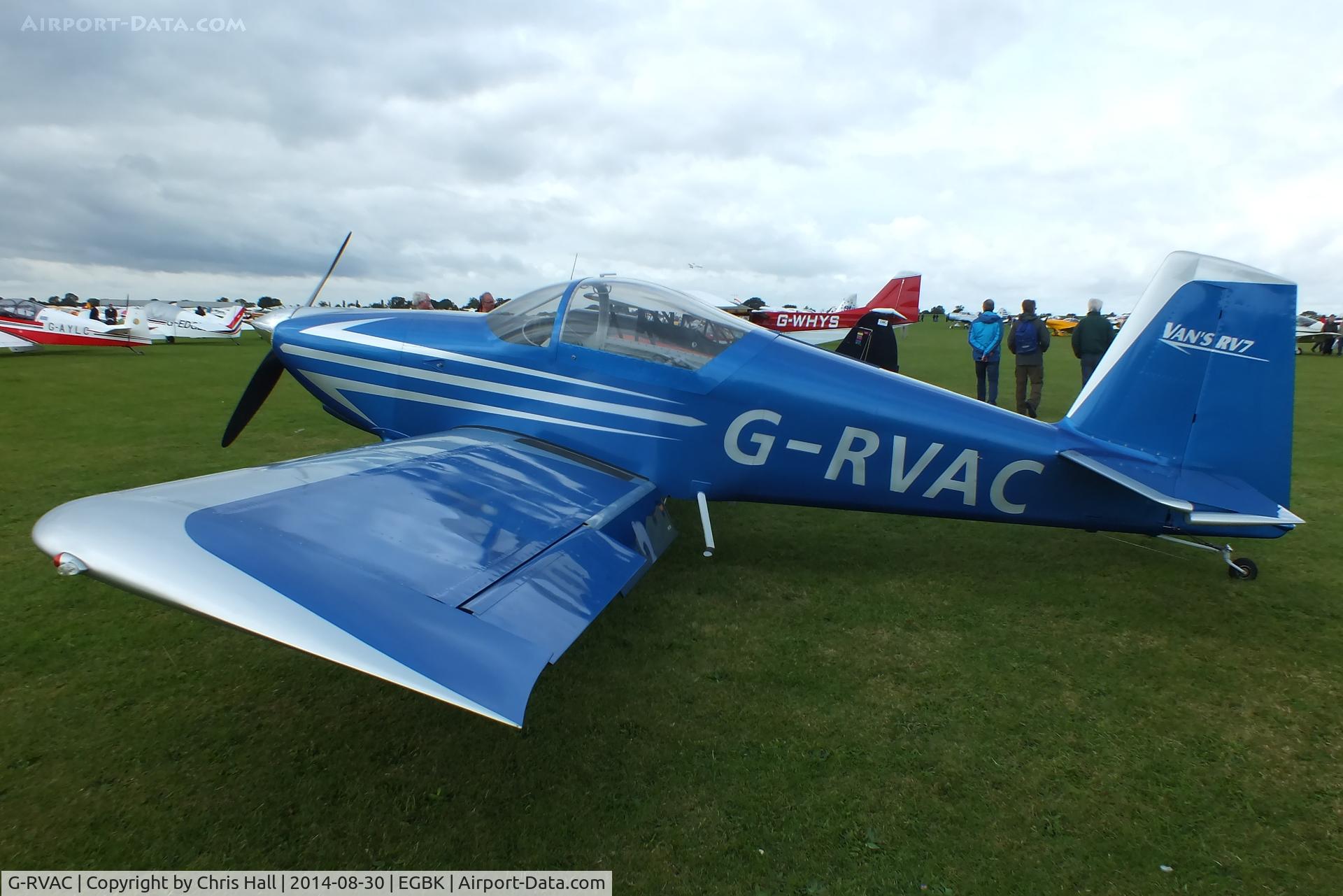 G-RVAC, 2005 Vans RV-7 C/N PFA 323-14445, at the LAA Rally 2014, Sywell