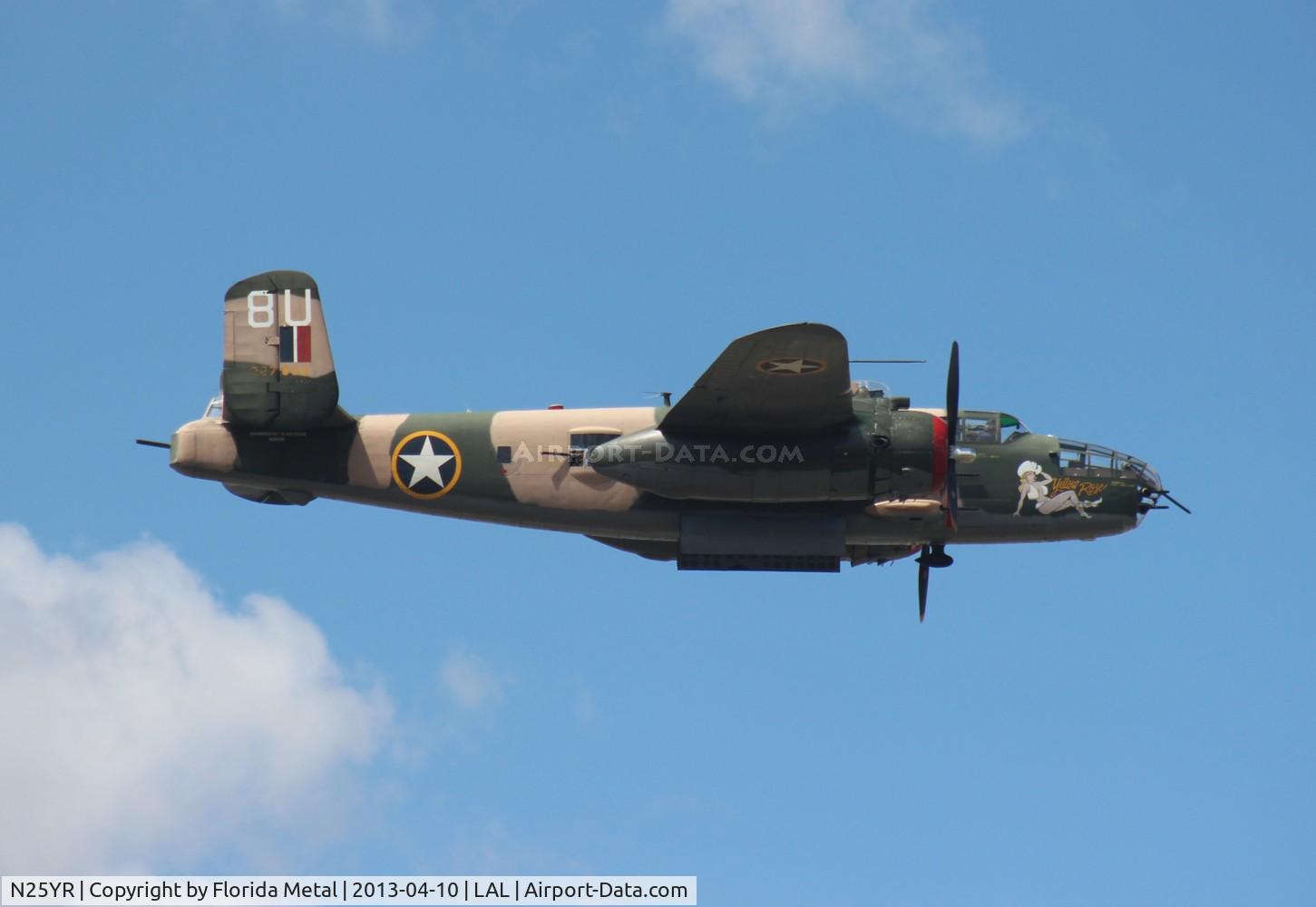 N25YR, 1943 North American TB-25N Mitchell C/N 108-34881, Yellow Rose TB-25