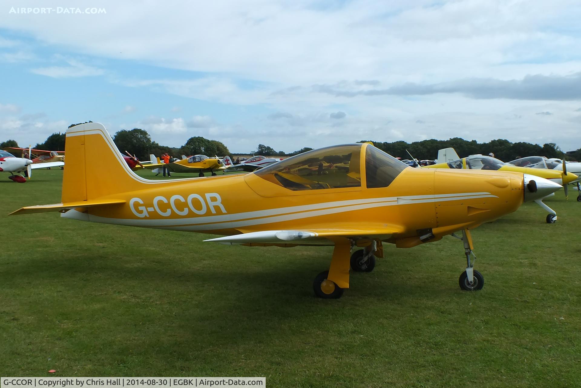 G-CCOR, 2005 Sequoia F8L Falco C/N PFA 100-10588, at the LAA Rally 2014, Sywell