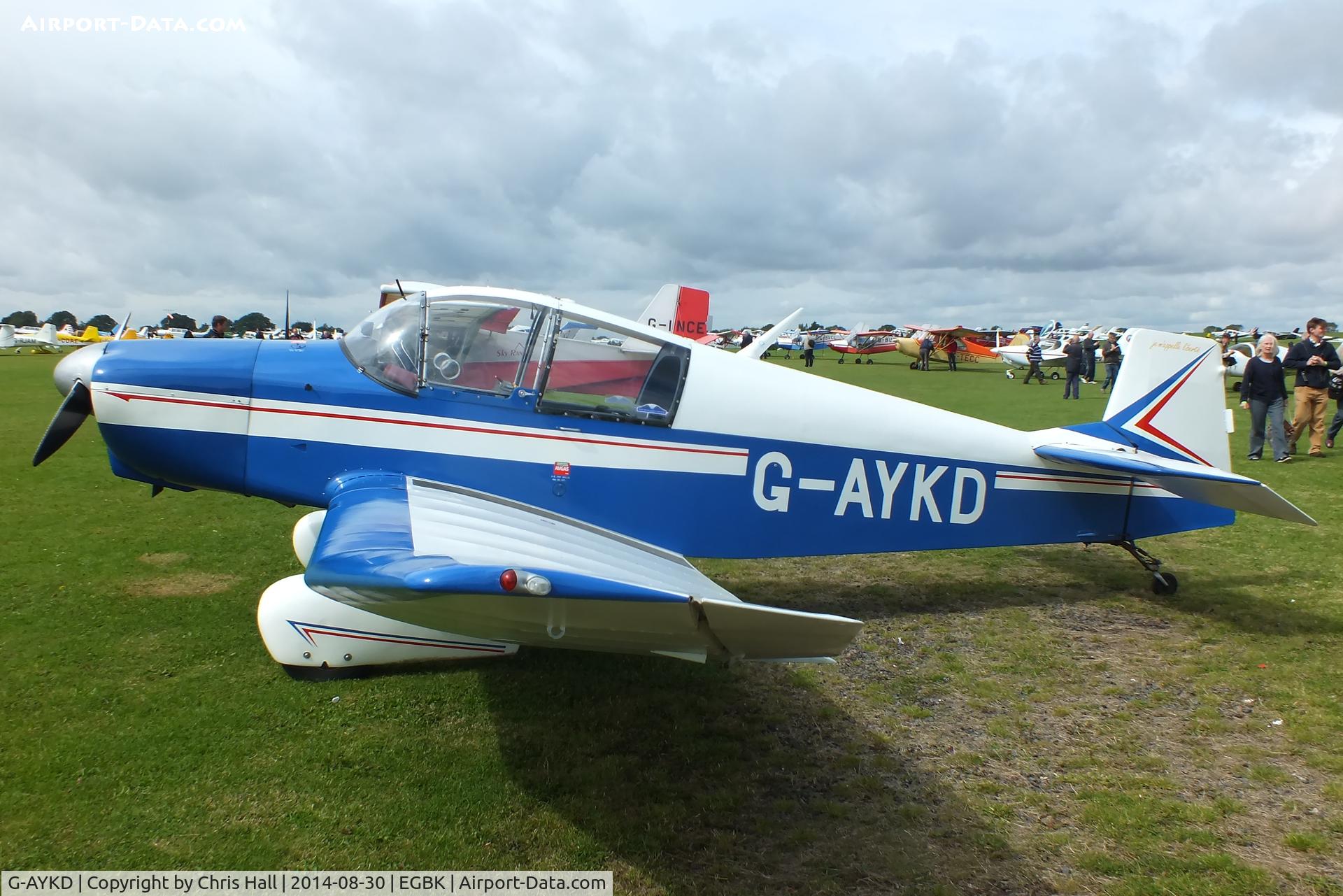 G-AYKD, 1962 Jodel DR-1050 Ambassadeur C/N 351, at the LAA Rally 2014, Sywell